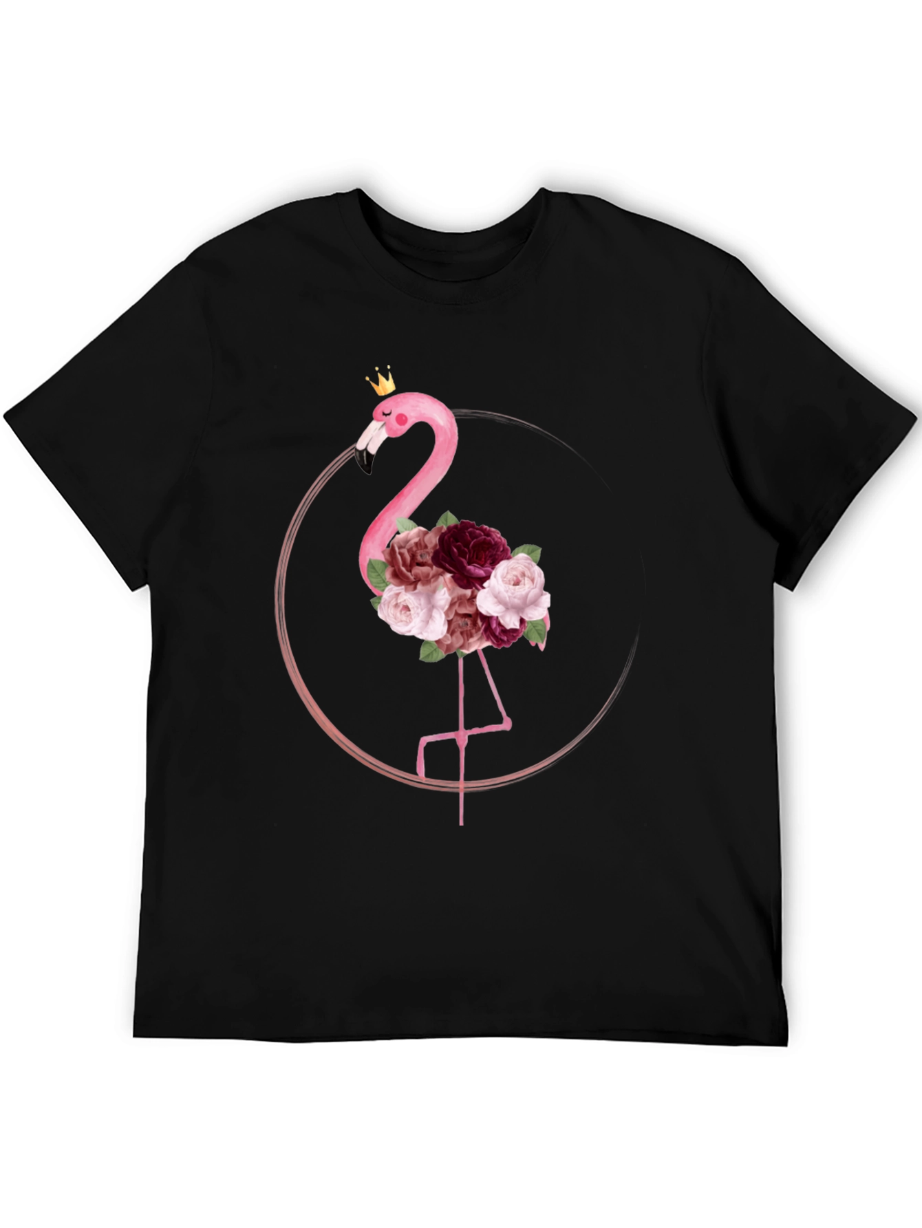 Floral Flamingo Graphic Tee