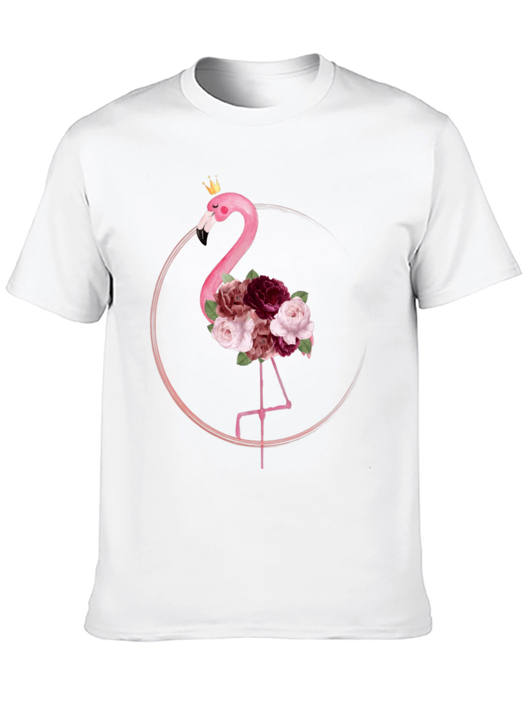Floral Flamingo Graphic Tee