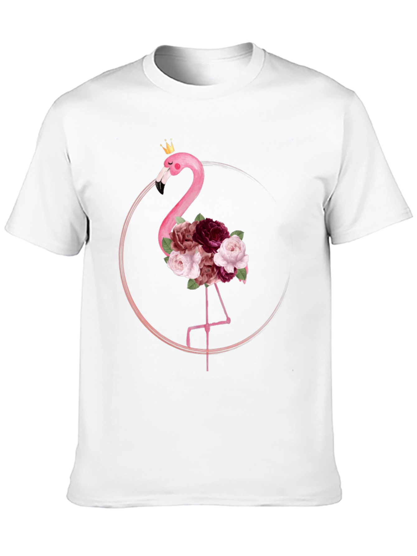 Floral Flamingo Graphic Tee