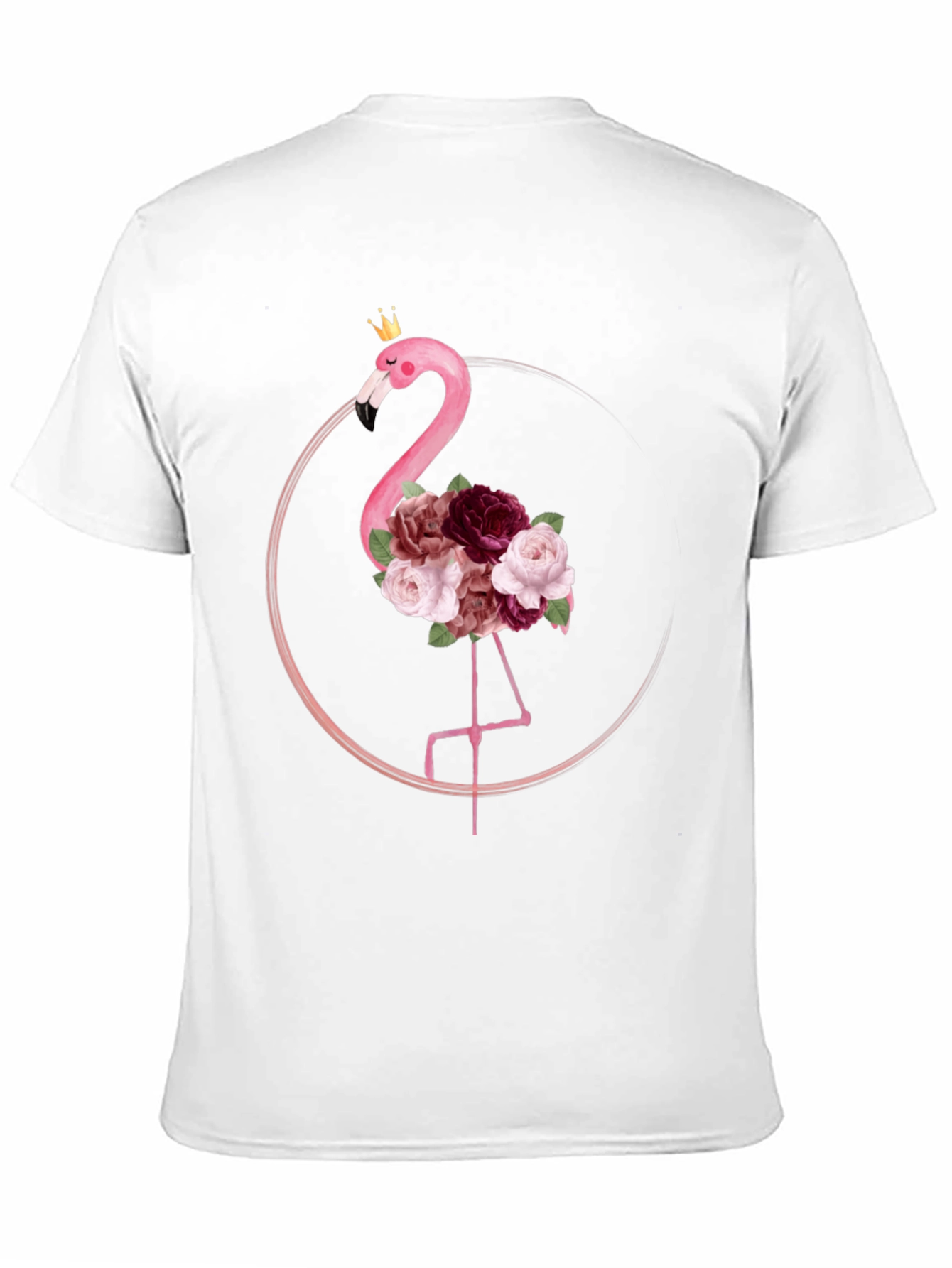 Floral Flamingo Graphic Tee
