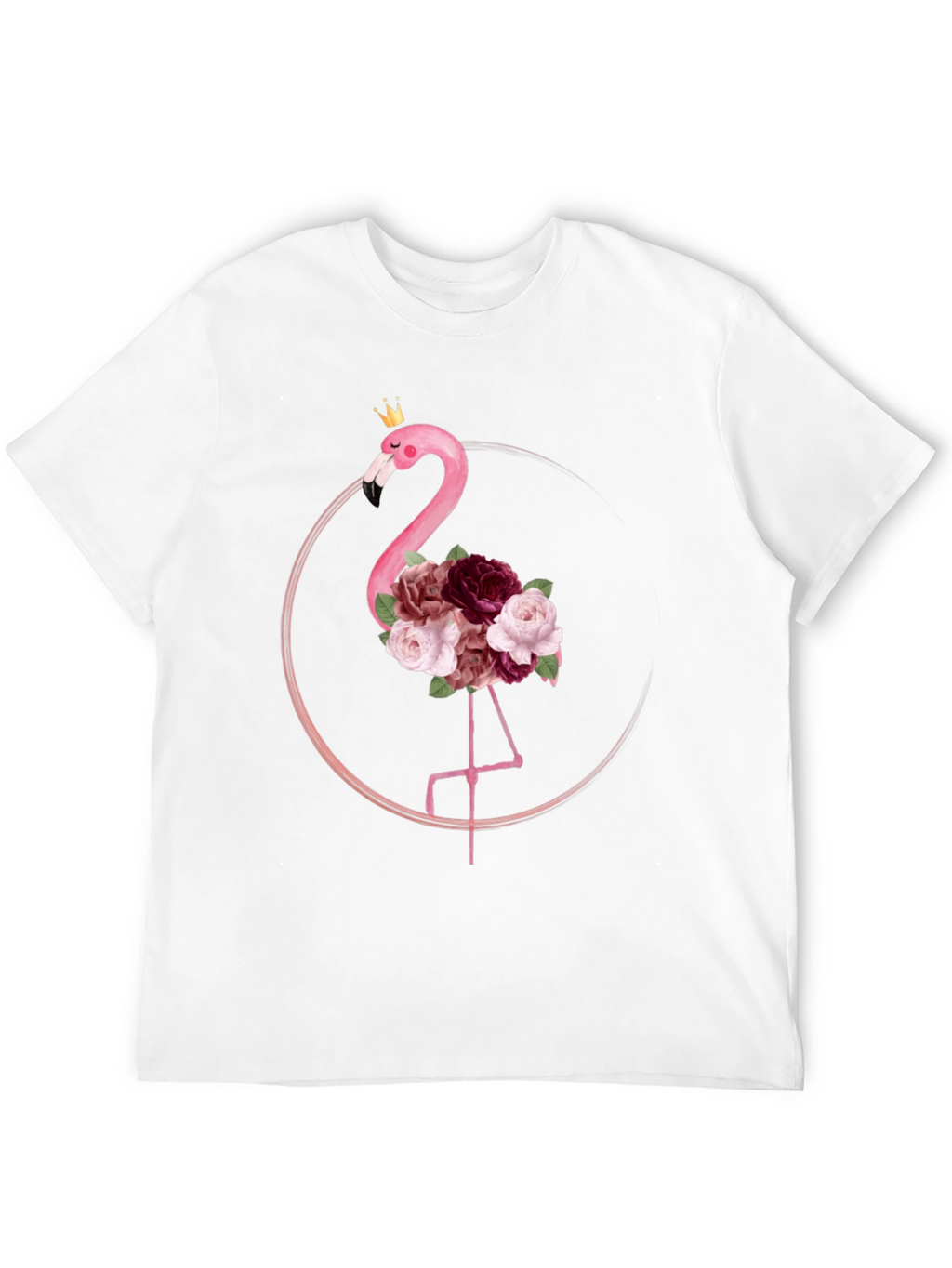 Floral Flamingo Graphic Tee