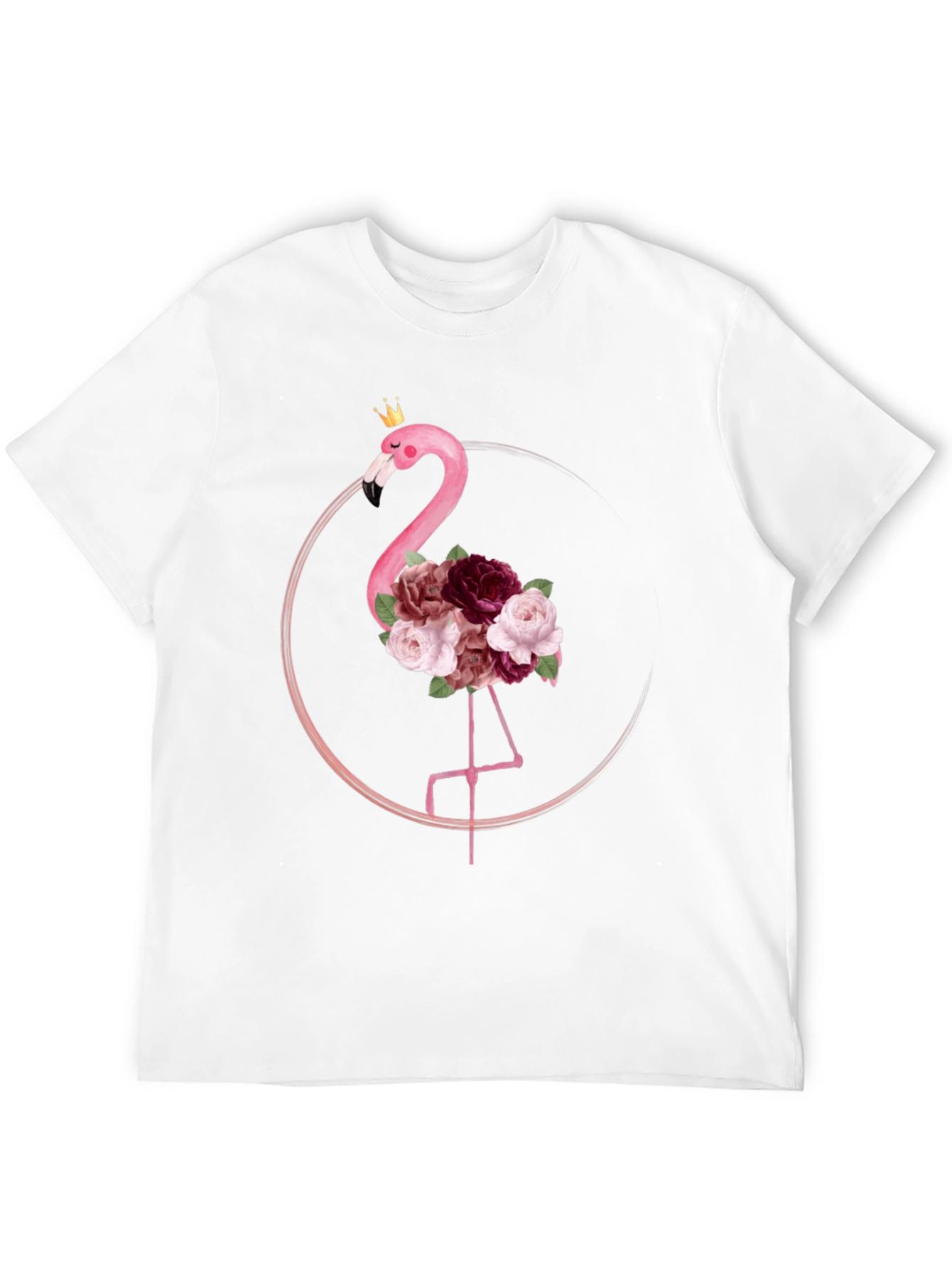 Floral Flamingo Graphic Tee