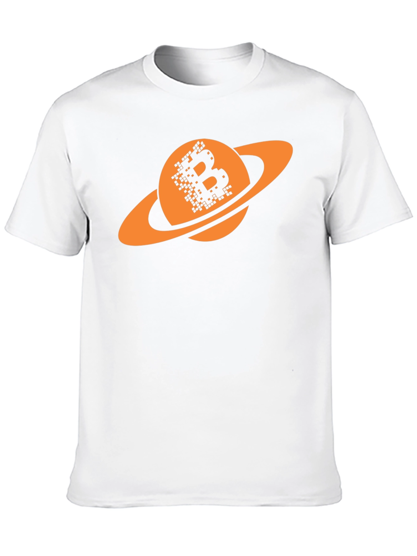 Bitcoin Saturn T-Shirt - Crypto Planet Tee