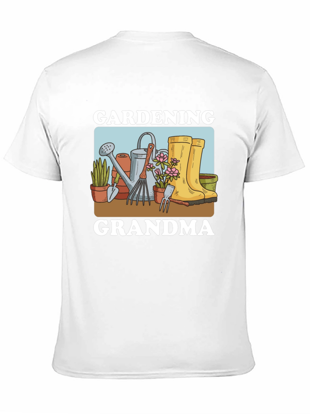 Gardening Grandma T-Shirt - Black