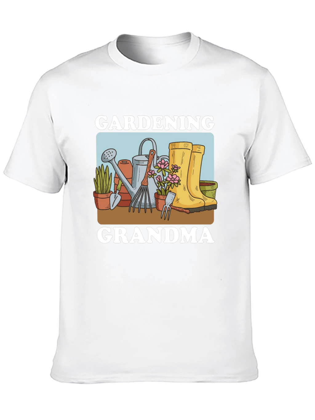 Gardening Grandma T-Shirt - Black