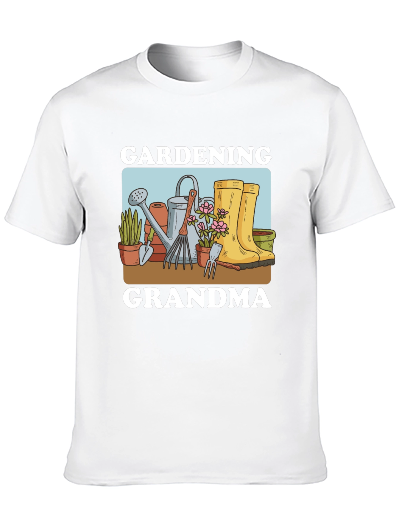 Gardening Grandma T-Shirt - Black