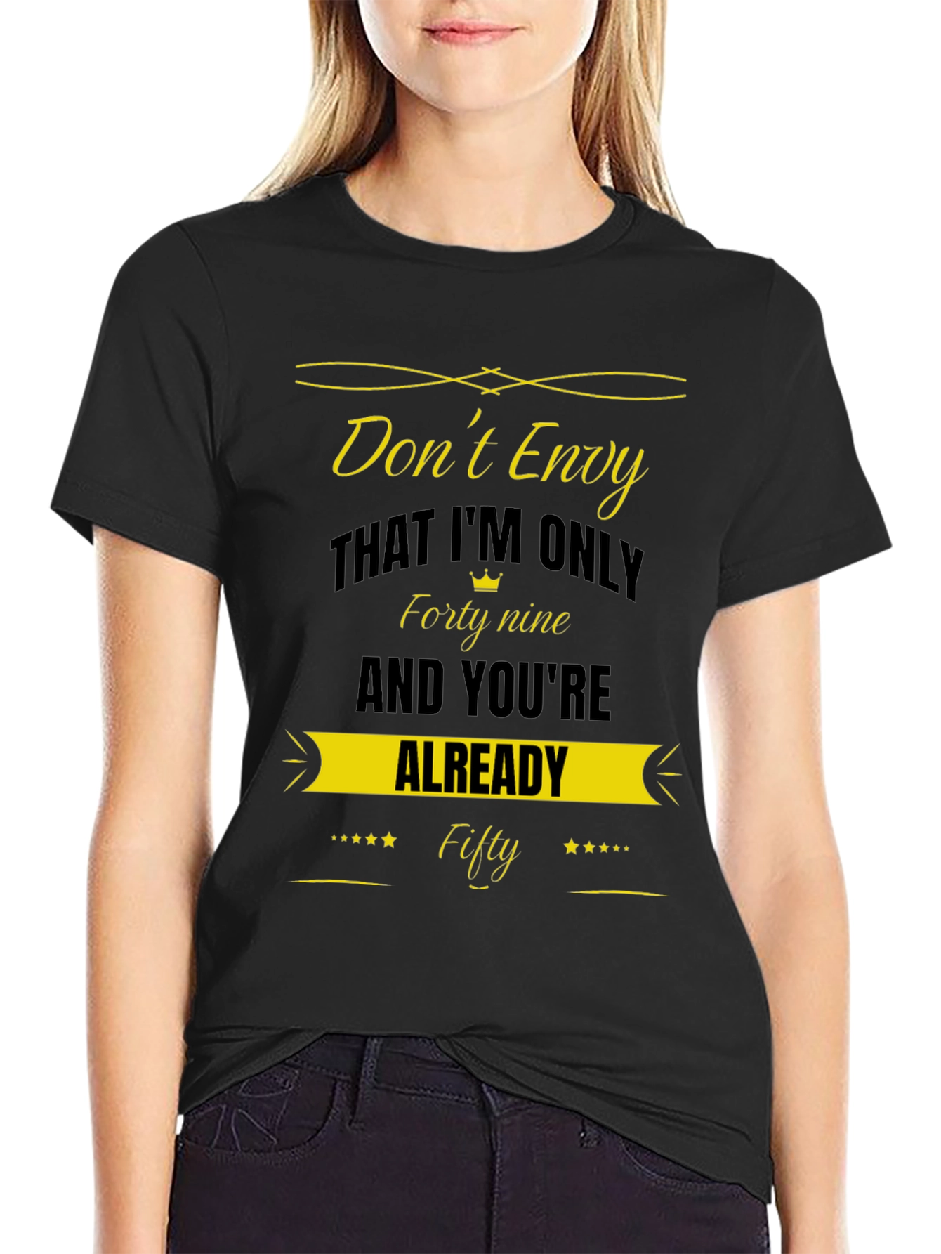 Dont Envy Fifty Black T-Shirt