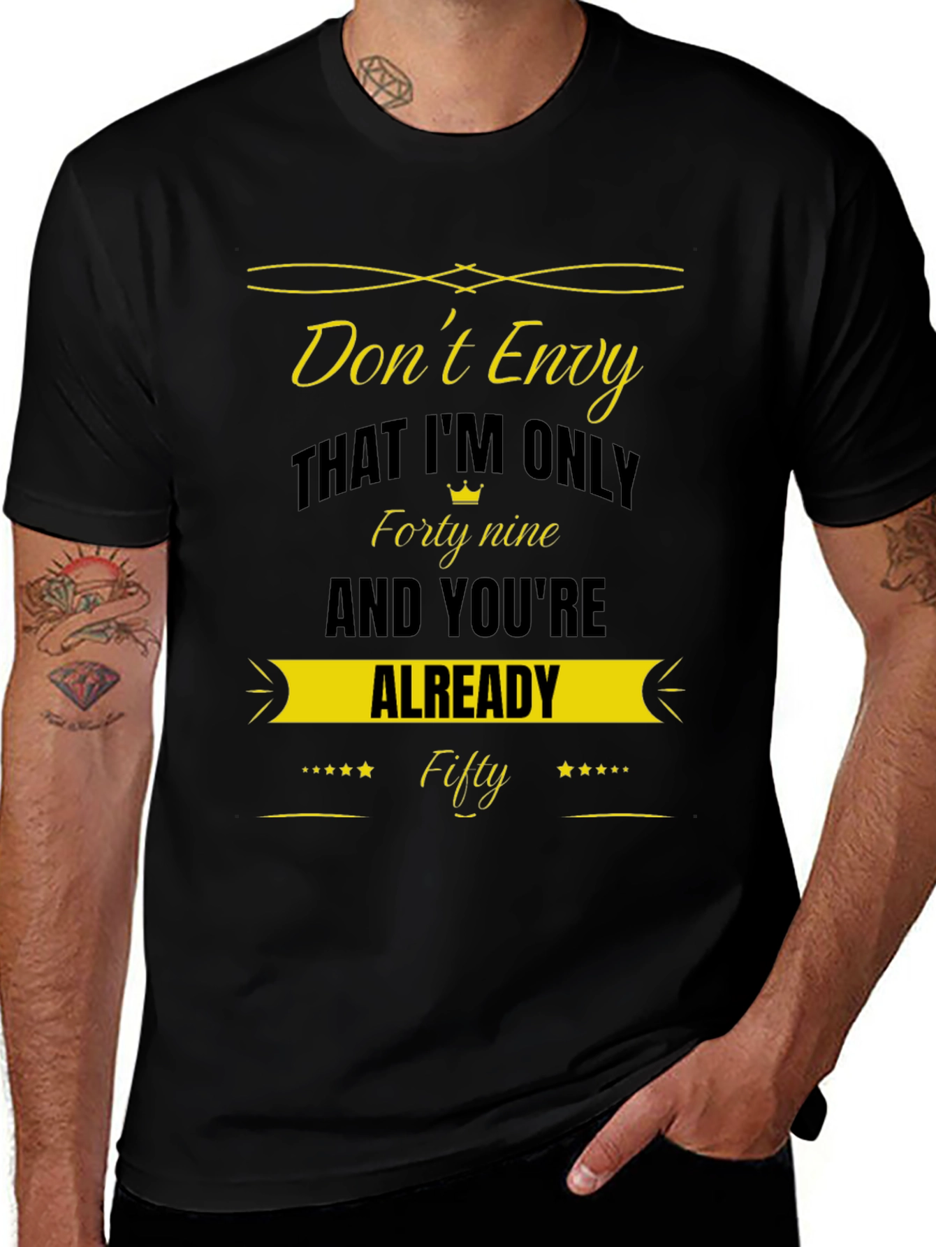 Dont Envy Fifty Black T-Shirt