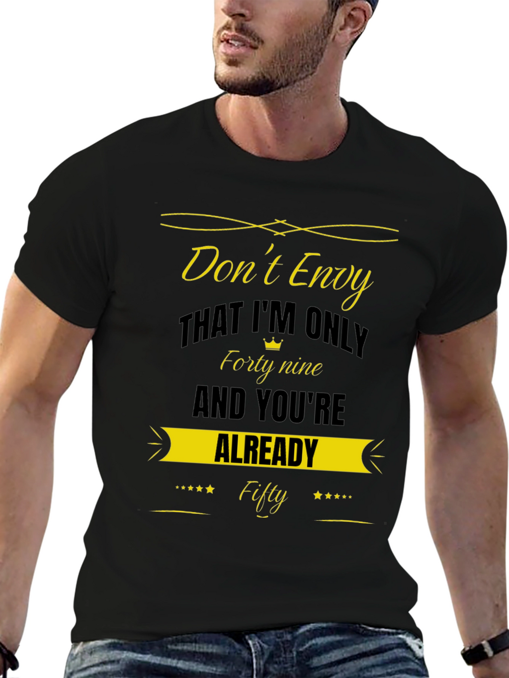 Dont Envy Fifty Black T-Shirt