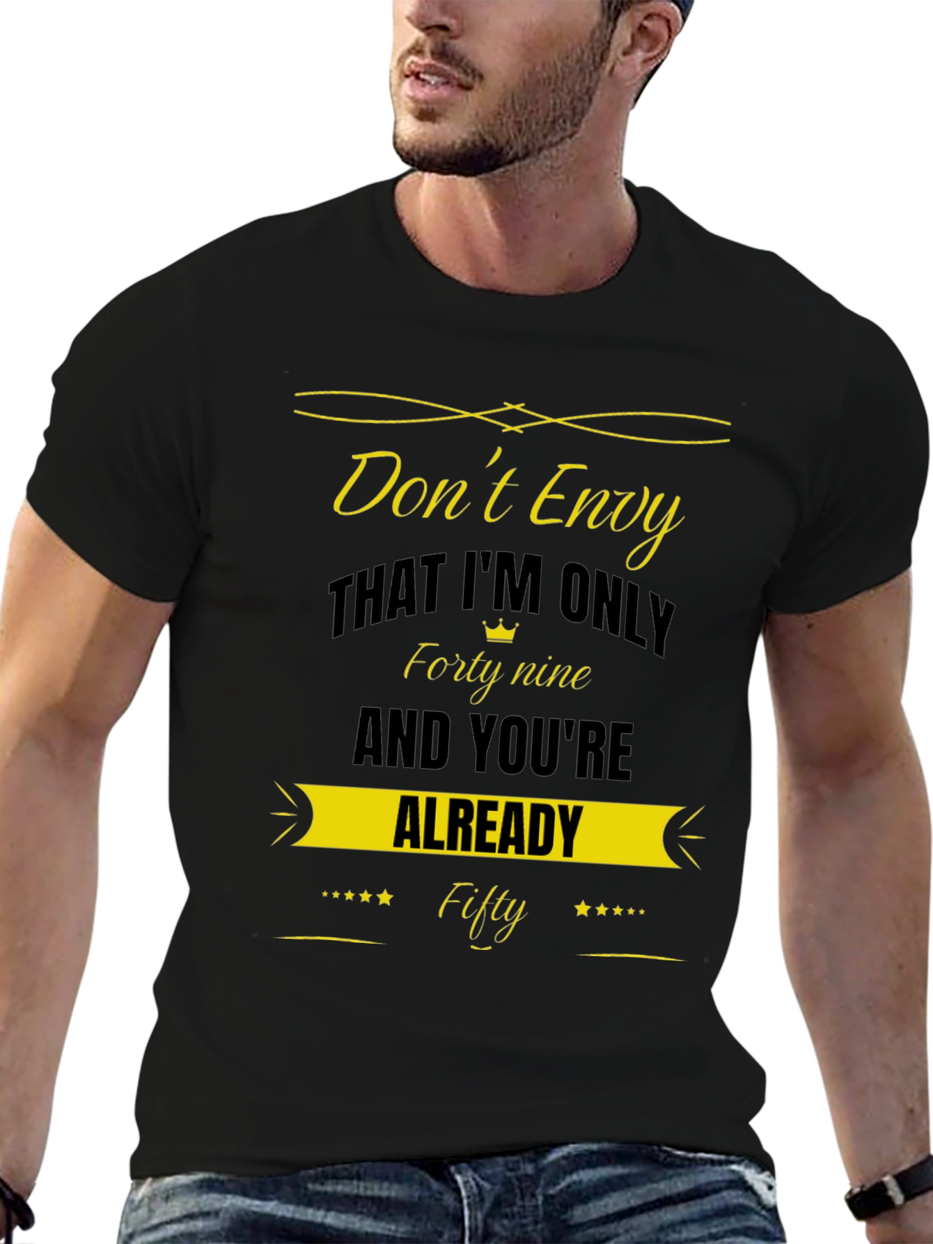 Dont Envy Fifty Black T-Shirt