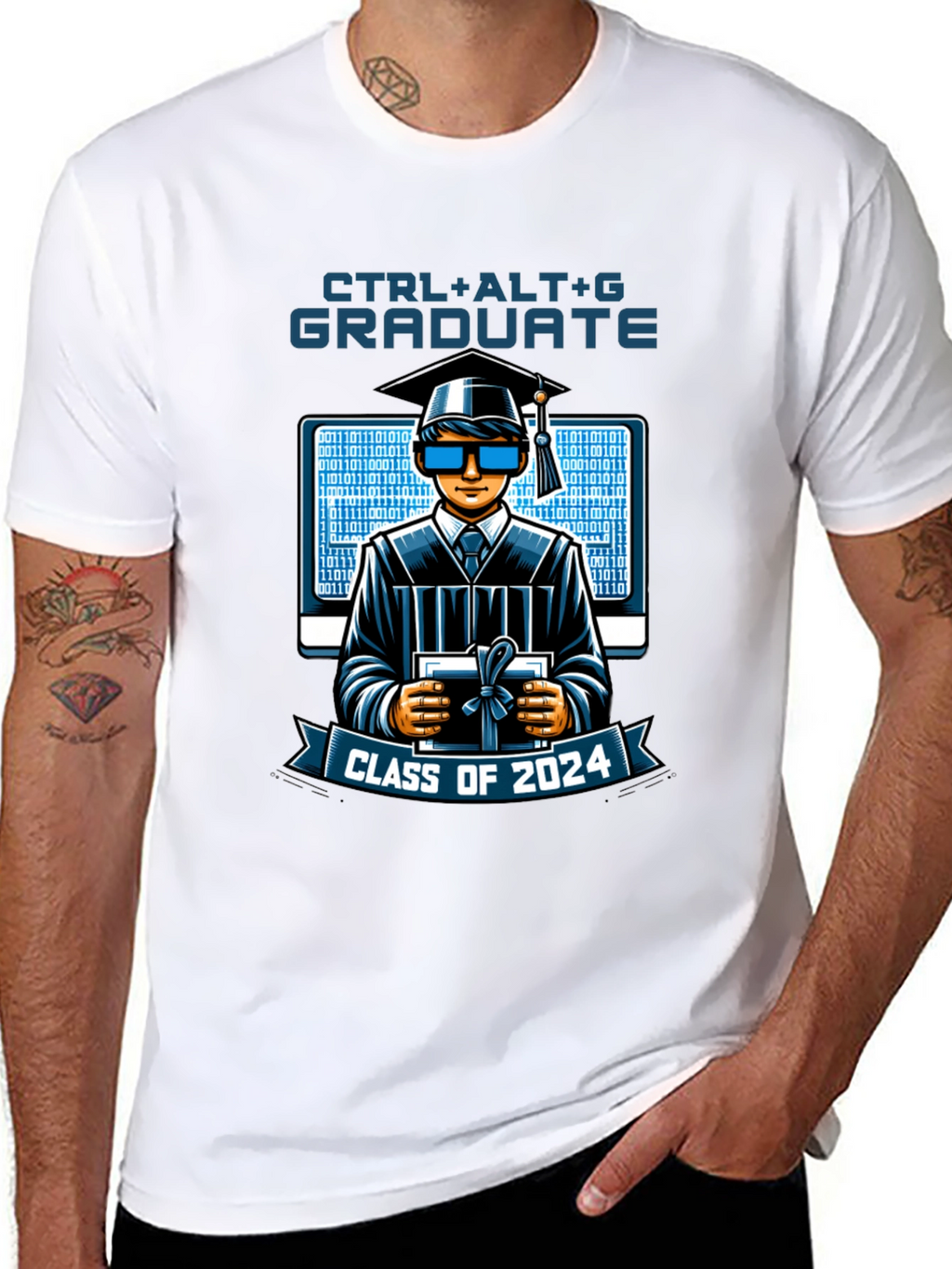 CTRL+ALT+G Graduate T-Shirt - Class of 2024