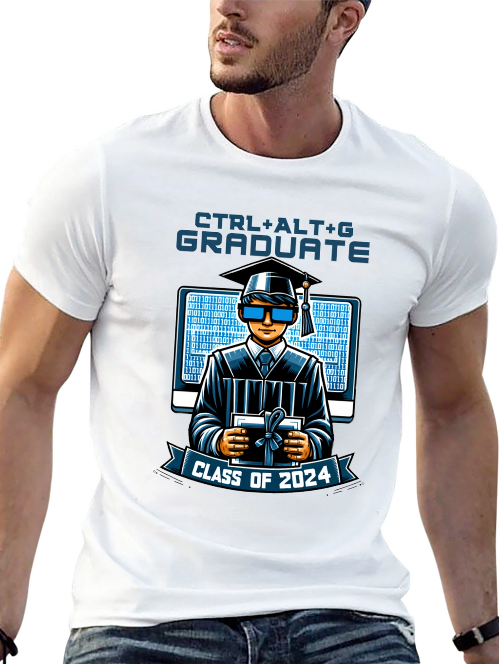 CTRL+ALT+G Graduate T-Shirt - Class of 2024