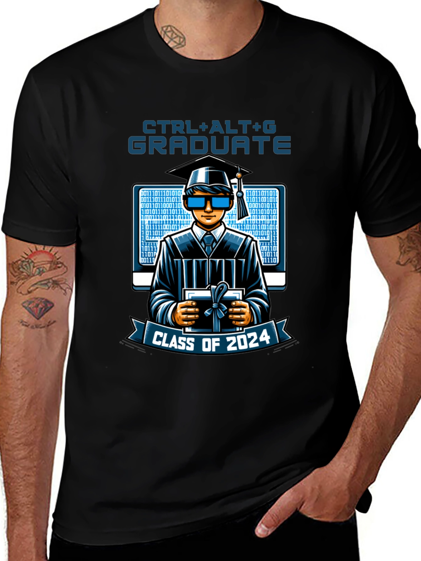 CTRL+ALT+G Graduate T-Shirt - Class of 2024