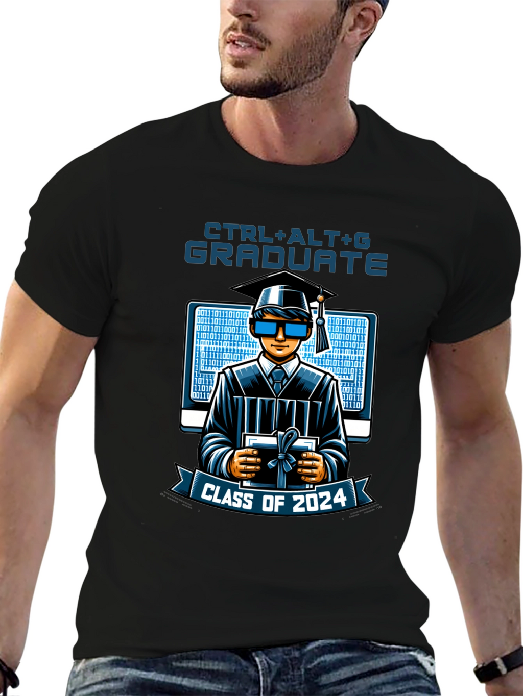 CTRL+ALT+G Graduate T-Shirt - Class of 2024