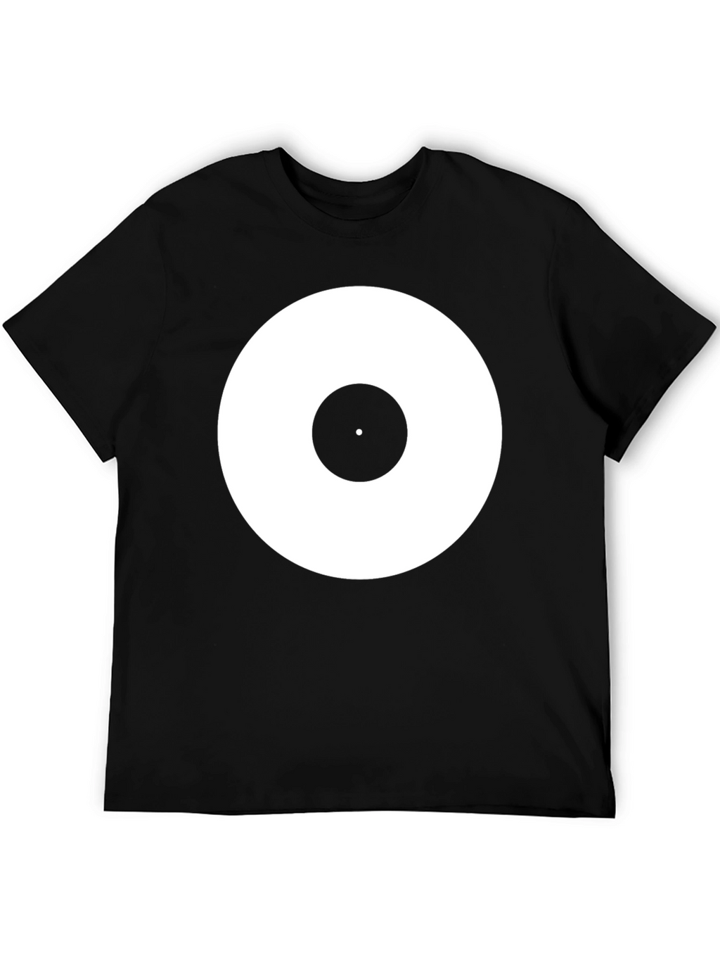 Black T-Shirt with Target Style Design