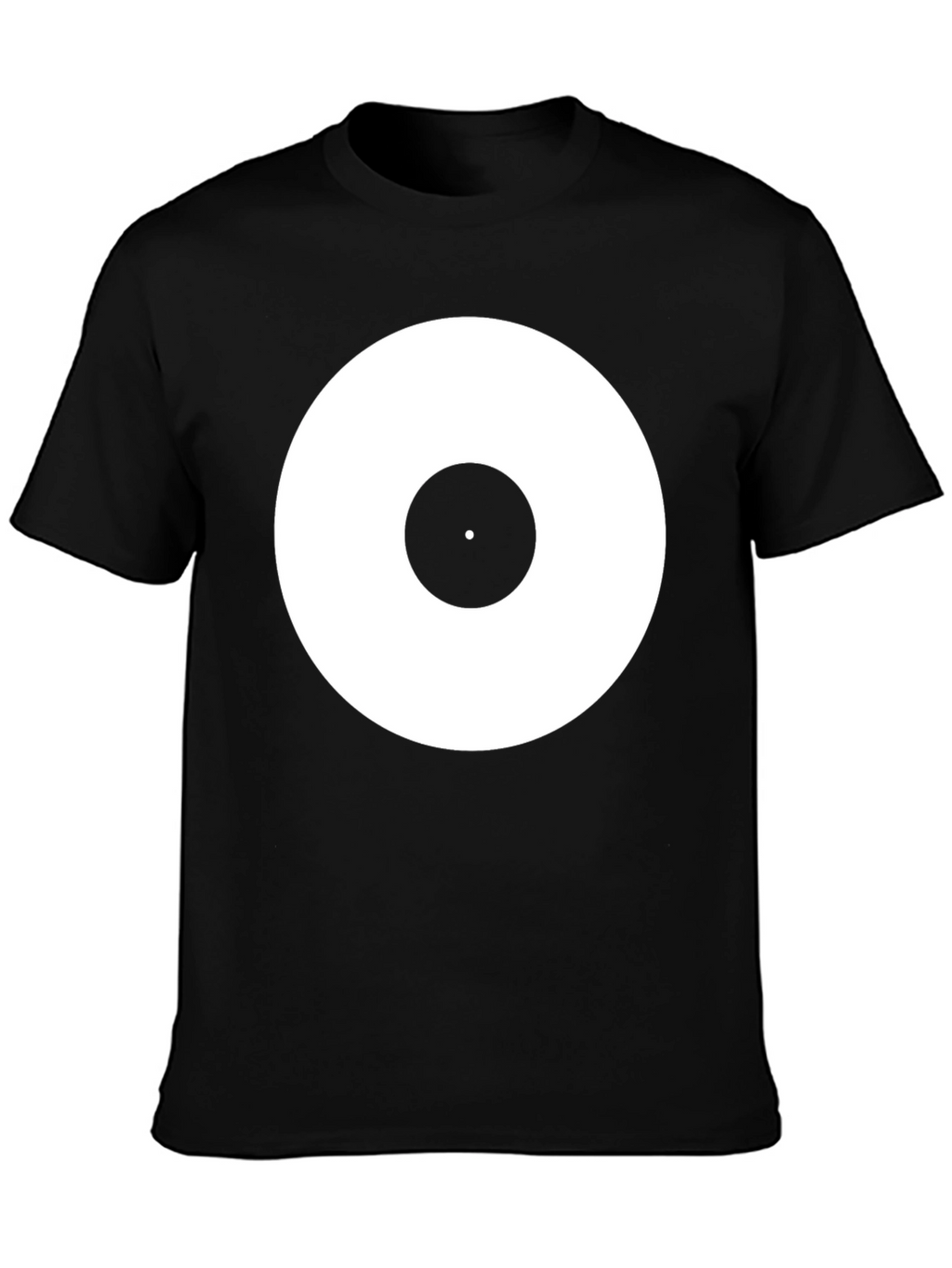 Black T-Shirt with Target Style Design