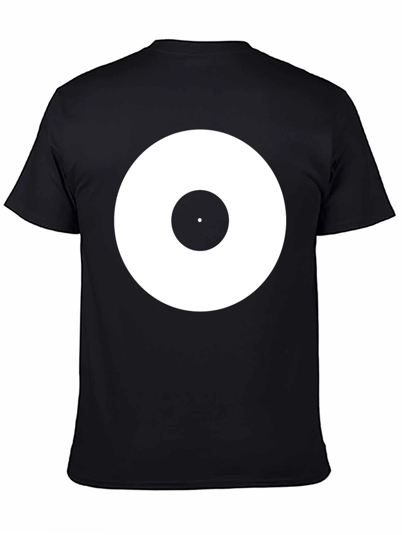 Black T-Shirt with Target Style Design