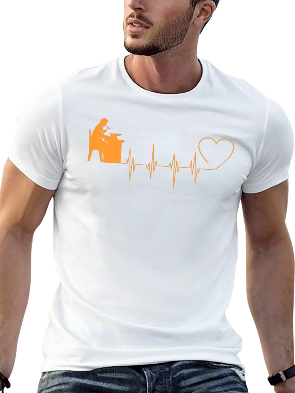 Blacksmith Heartbeat Graphic T-Shirt