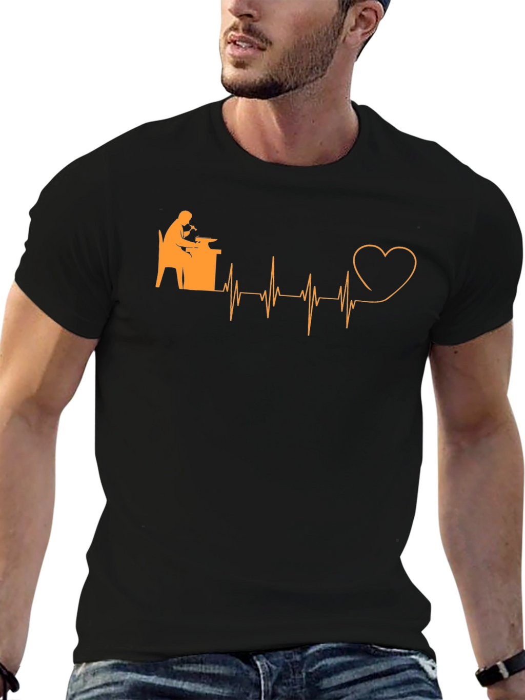 Blacksmith Heartbeat Graphic T-Shirt