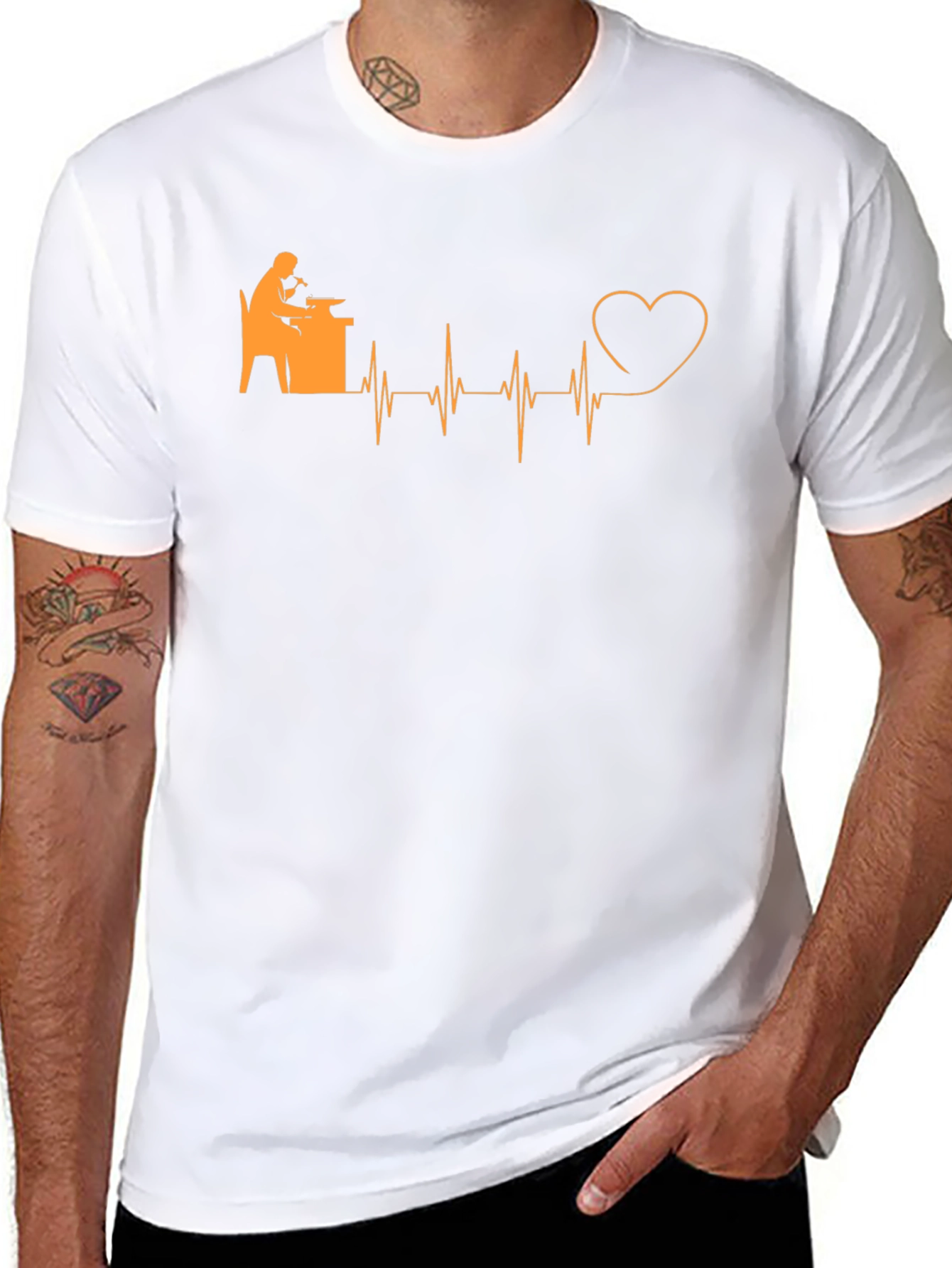 Blacksmith Heartbeat Graphic T-Shirt