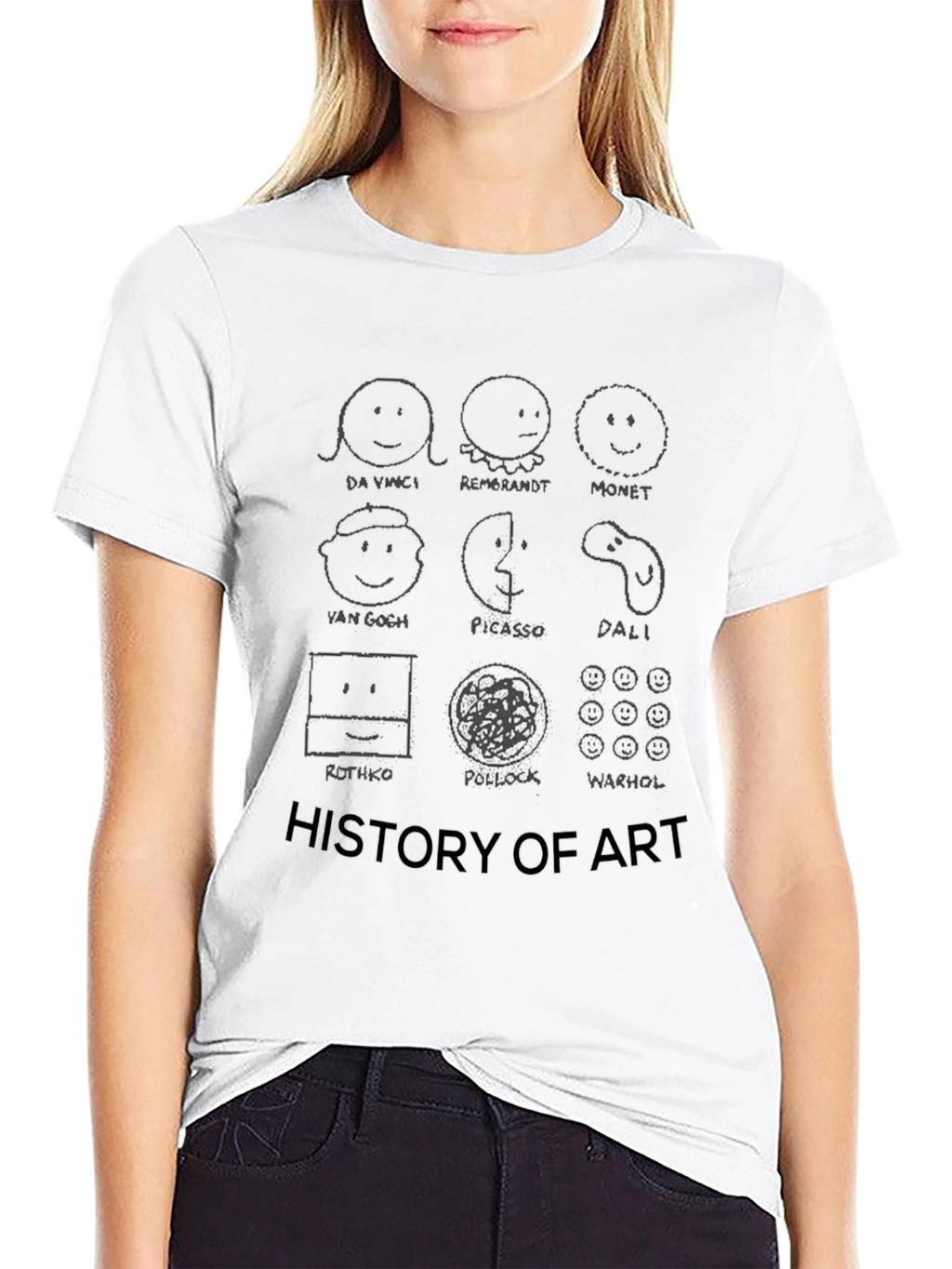 History of Art Black T-Shirt