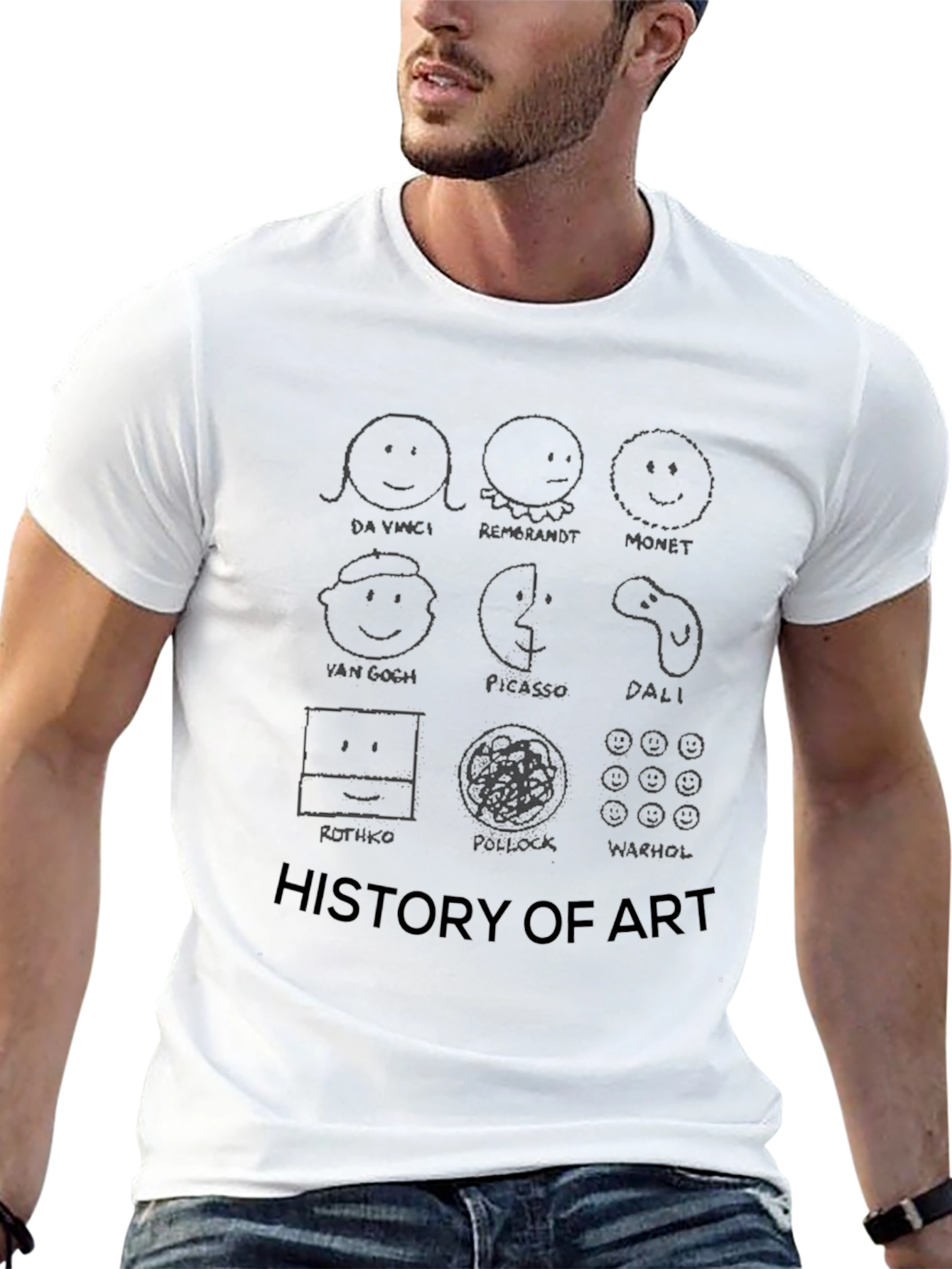 History of Art Black T-Shirt