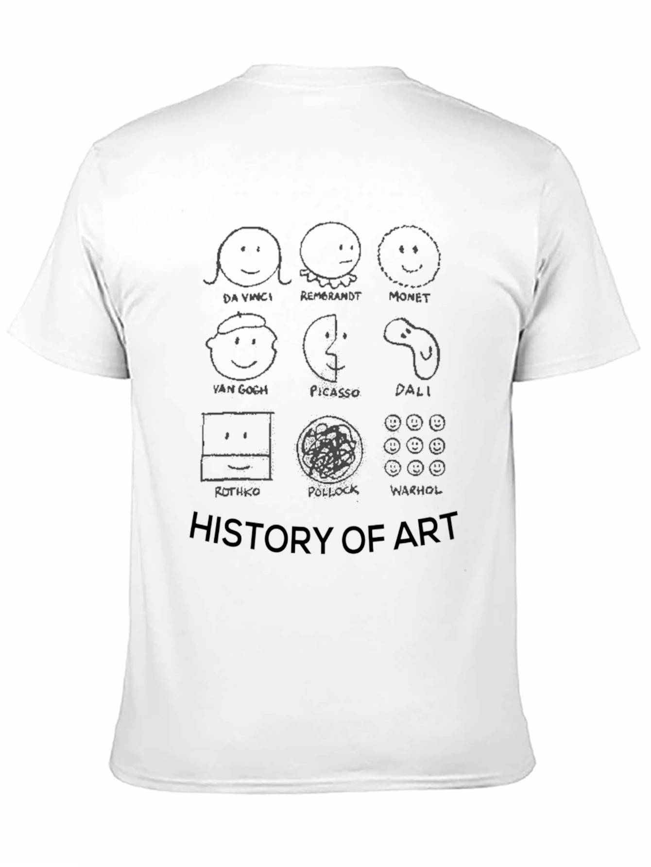 History of Art Black T-Shirt