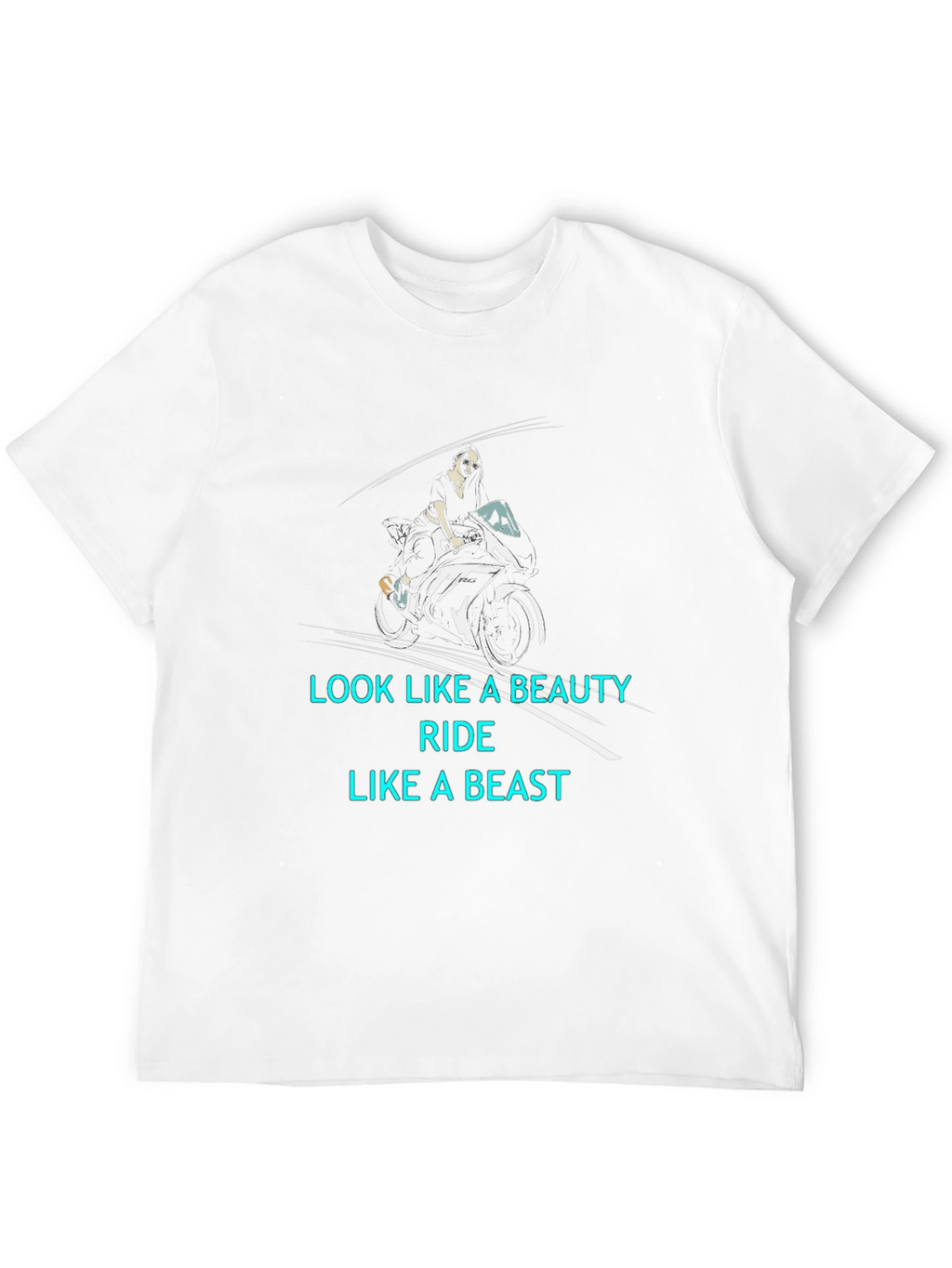 Beauty and Beast Biker T-Shirt