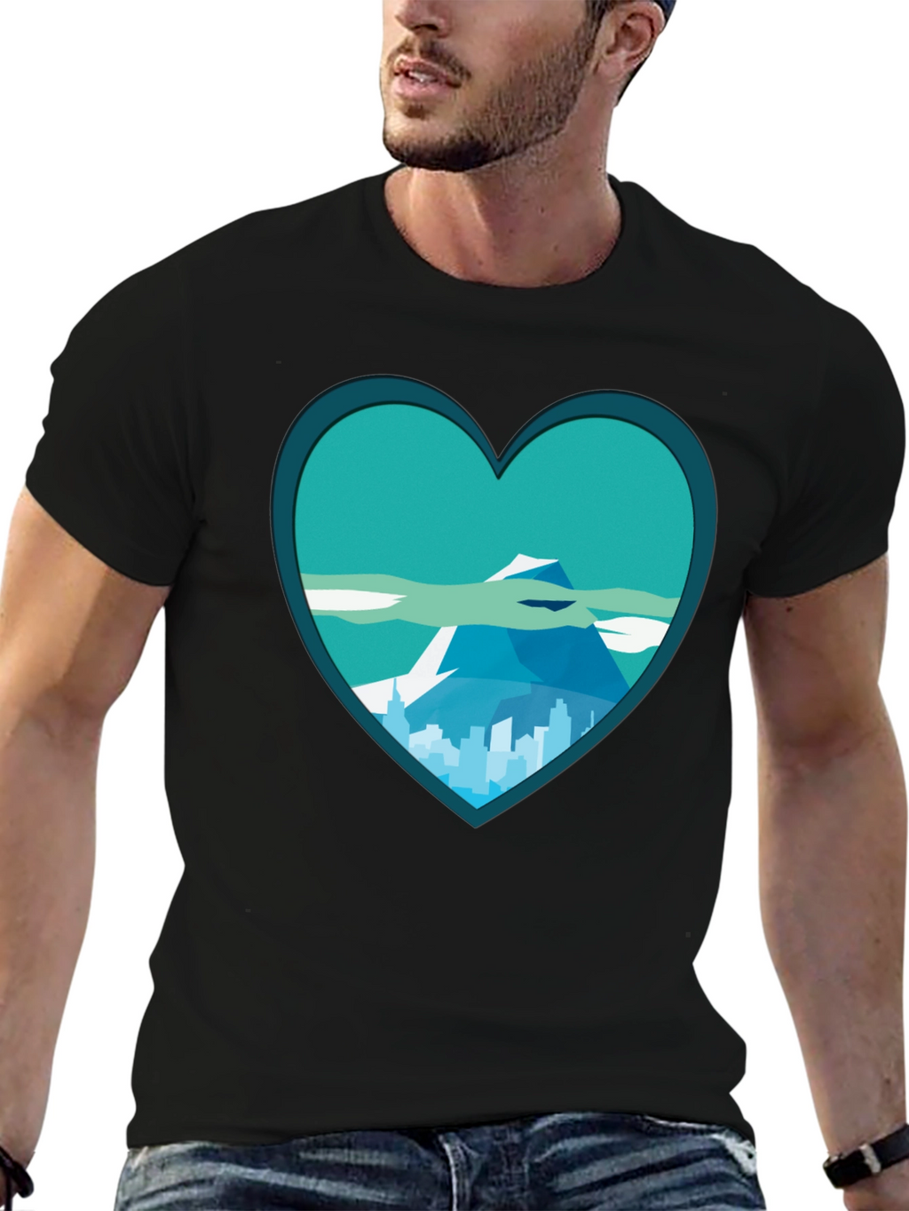 Heart Mountain Graphic Tee