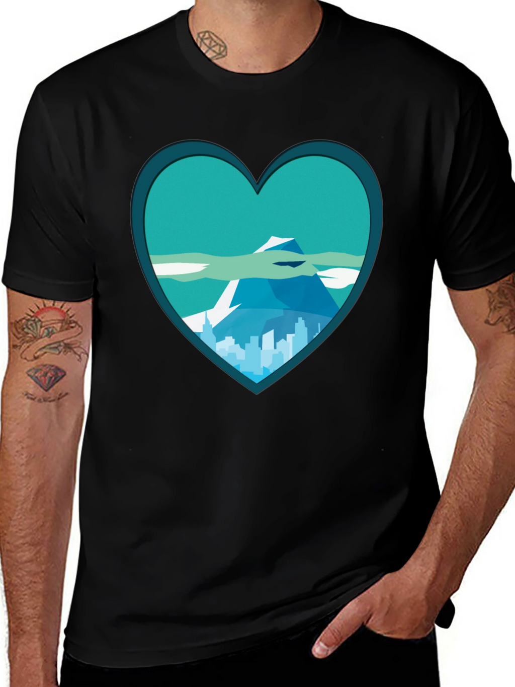 Heart Mountain Graphic Tee