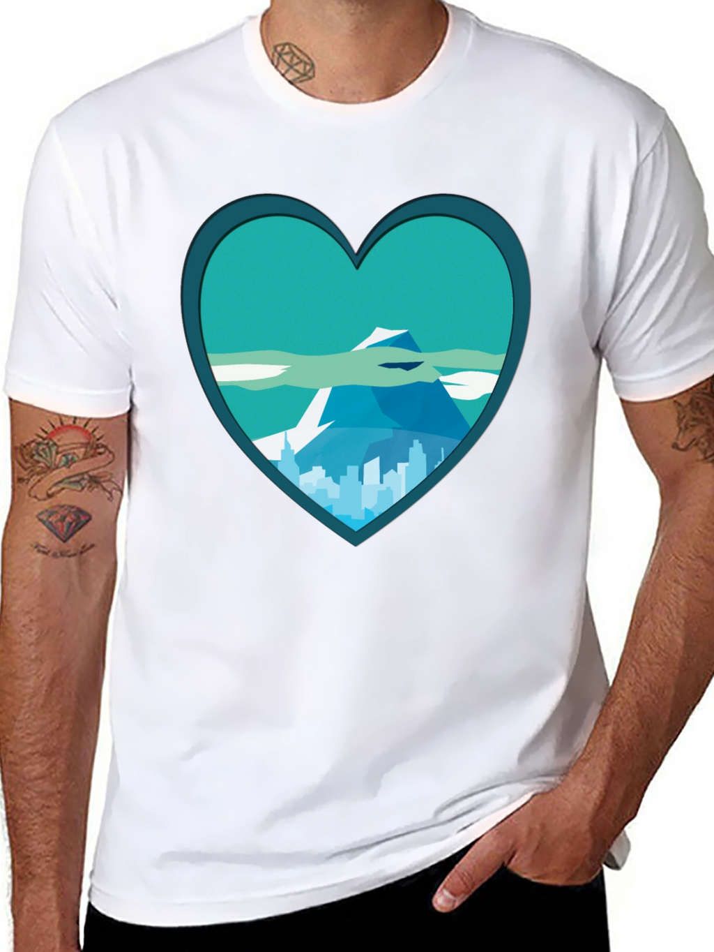 Heart Mountain Graphic Tee