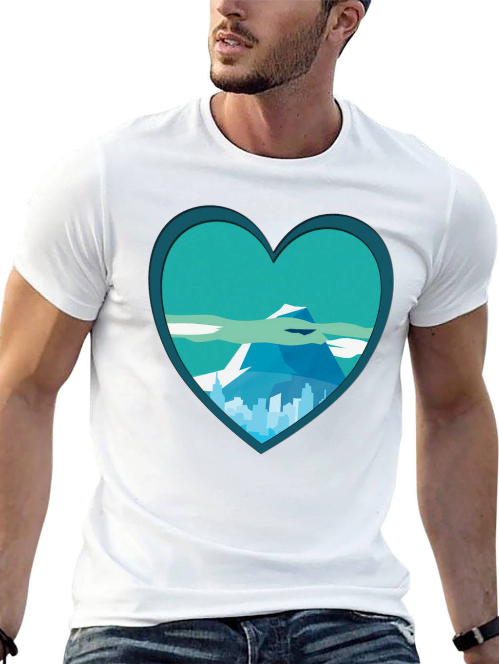 Heart Mountain Graphic Tee