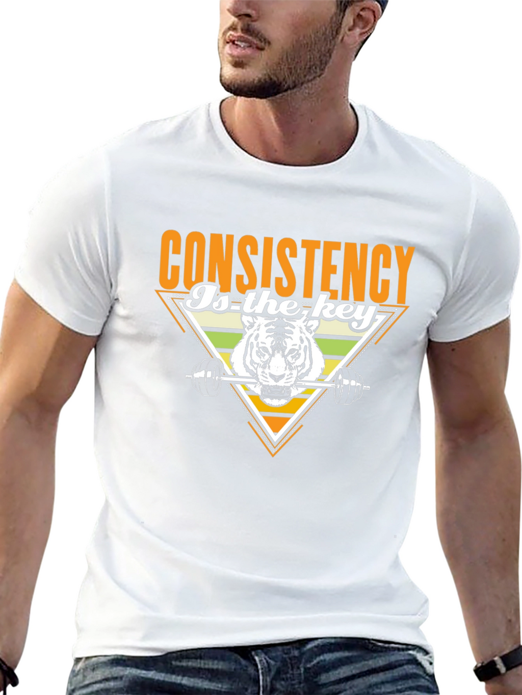 Consistency Tiger Gym T-Shirt