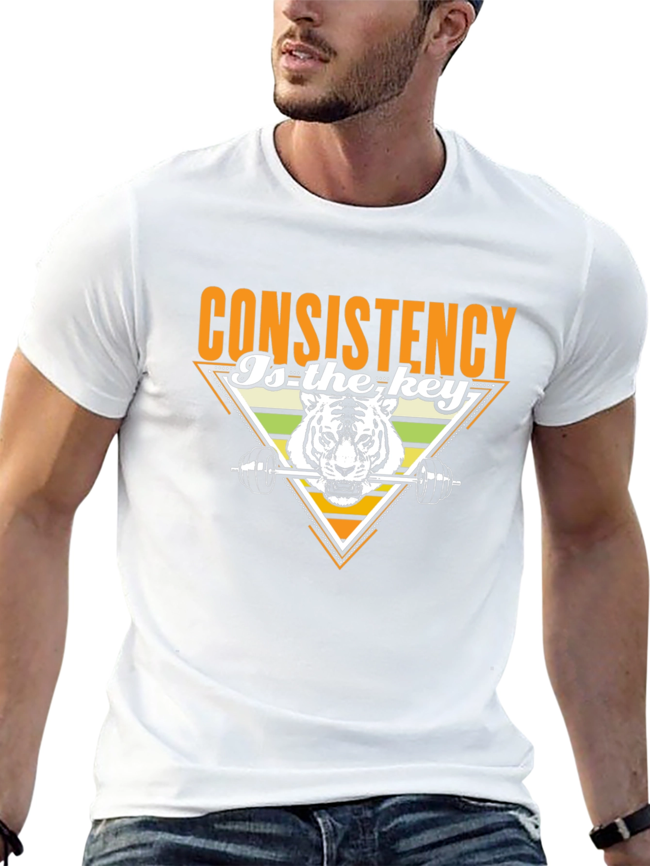 Consistency Tiger Gym T-Shirt