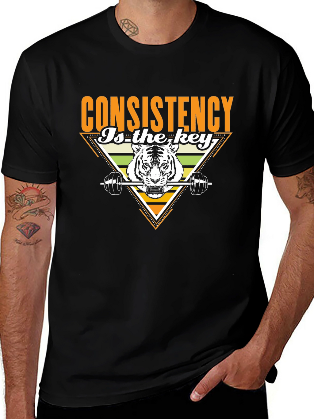 Consistency Tiger Gym T-Shirt