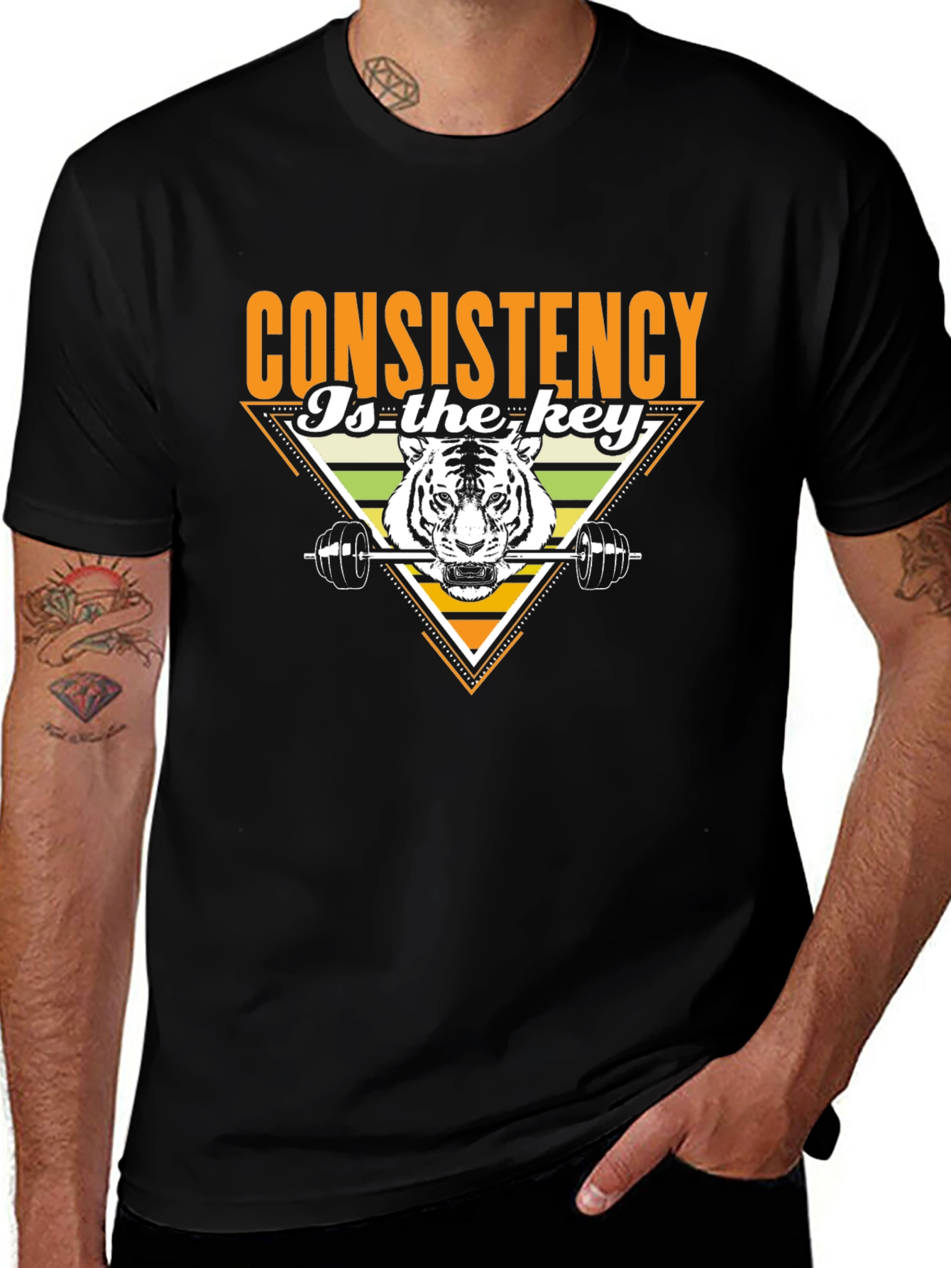 Consistency Tiger Gym T-Shirt