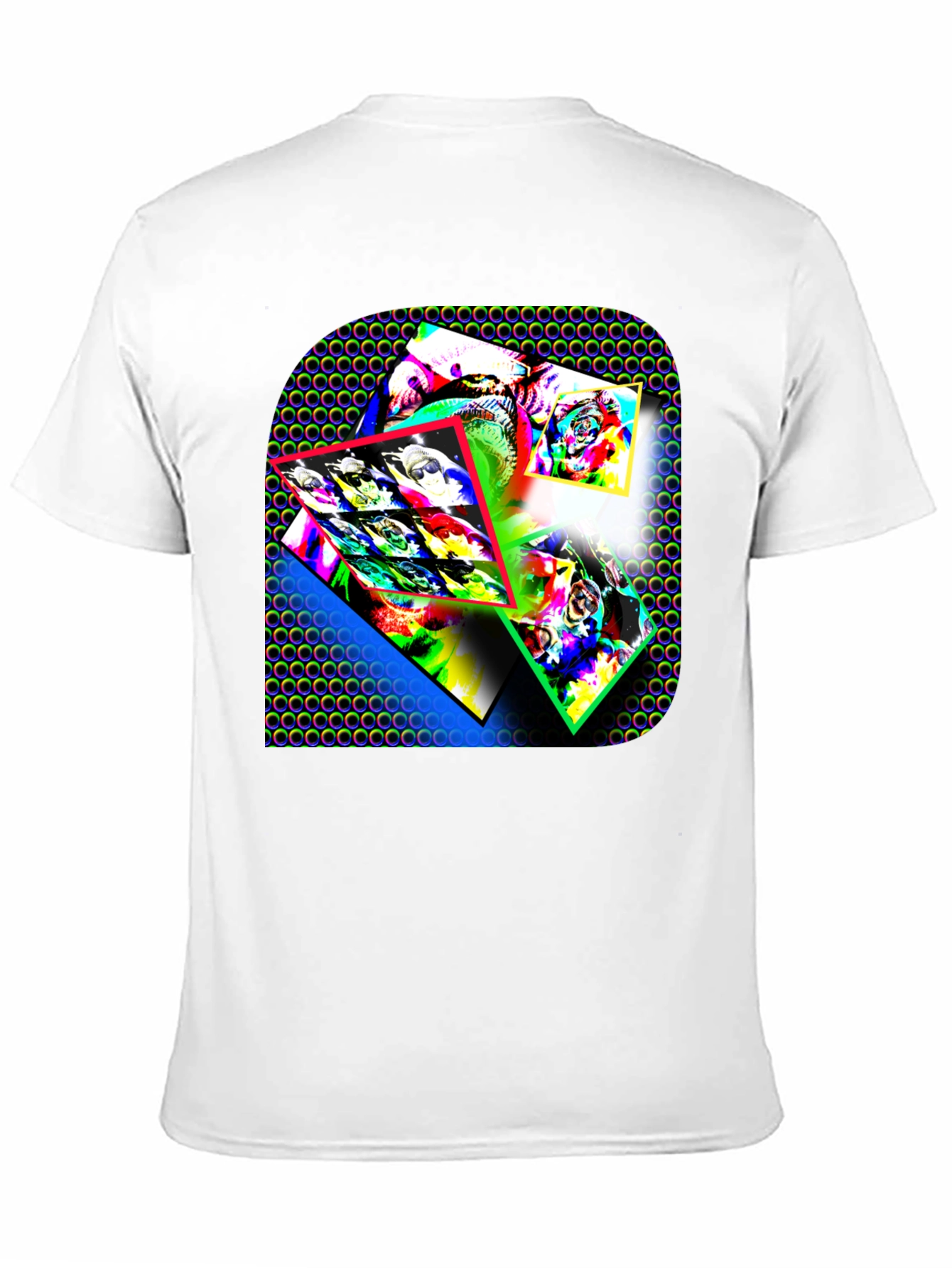 Abstract Art Graphic Print Black T-Shirt