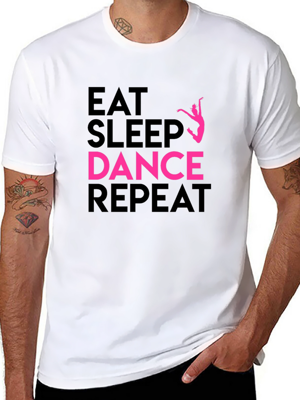 Eat Sleep Dance Repeat Graphic Tee