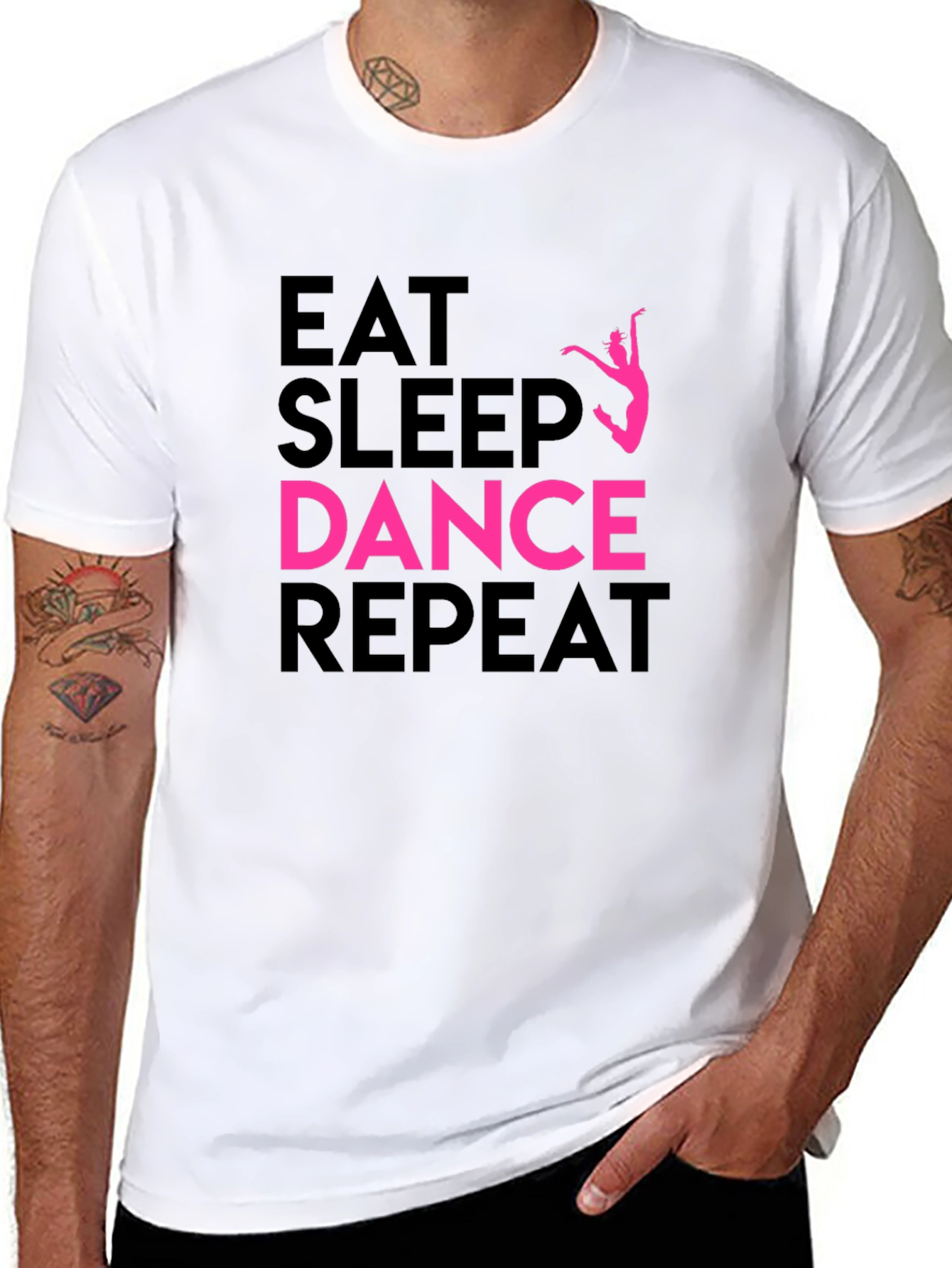 Eat Sleep Dance Repeat Graphic Tee