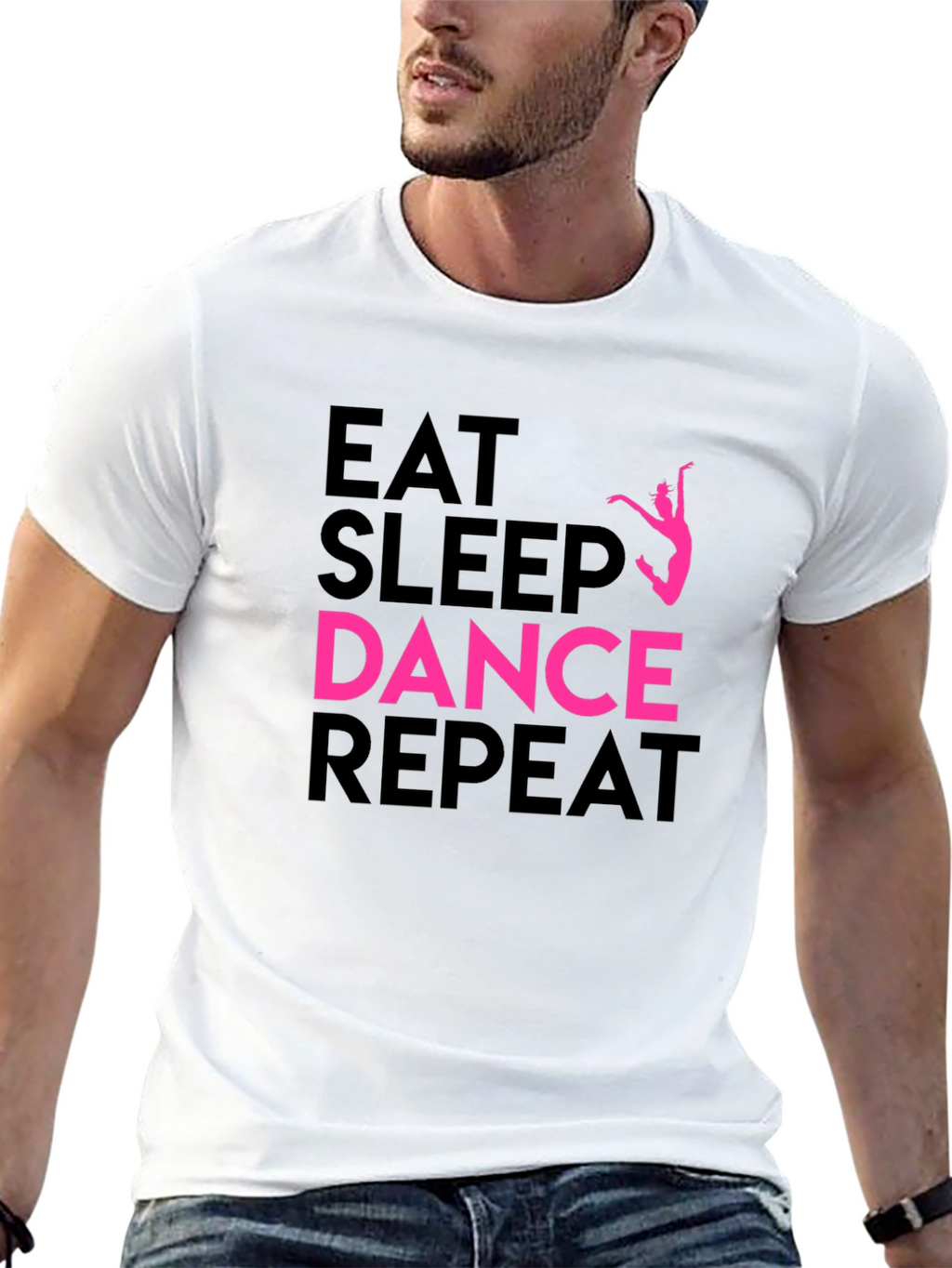Eat Sleep Dance Repeat Graphic Tee