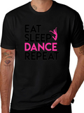 Eat Sleep Dance Repeat Graphic Tee