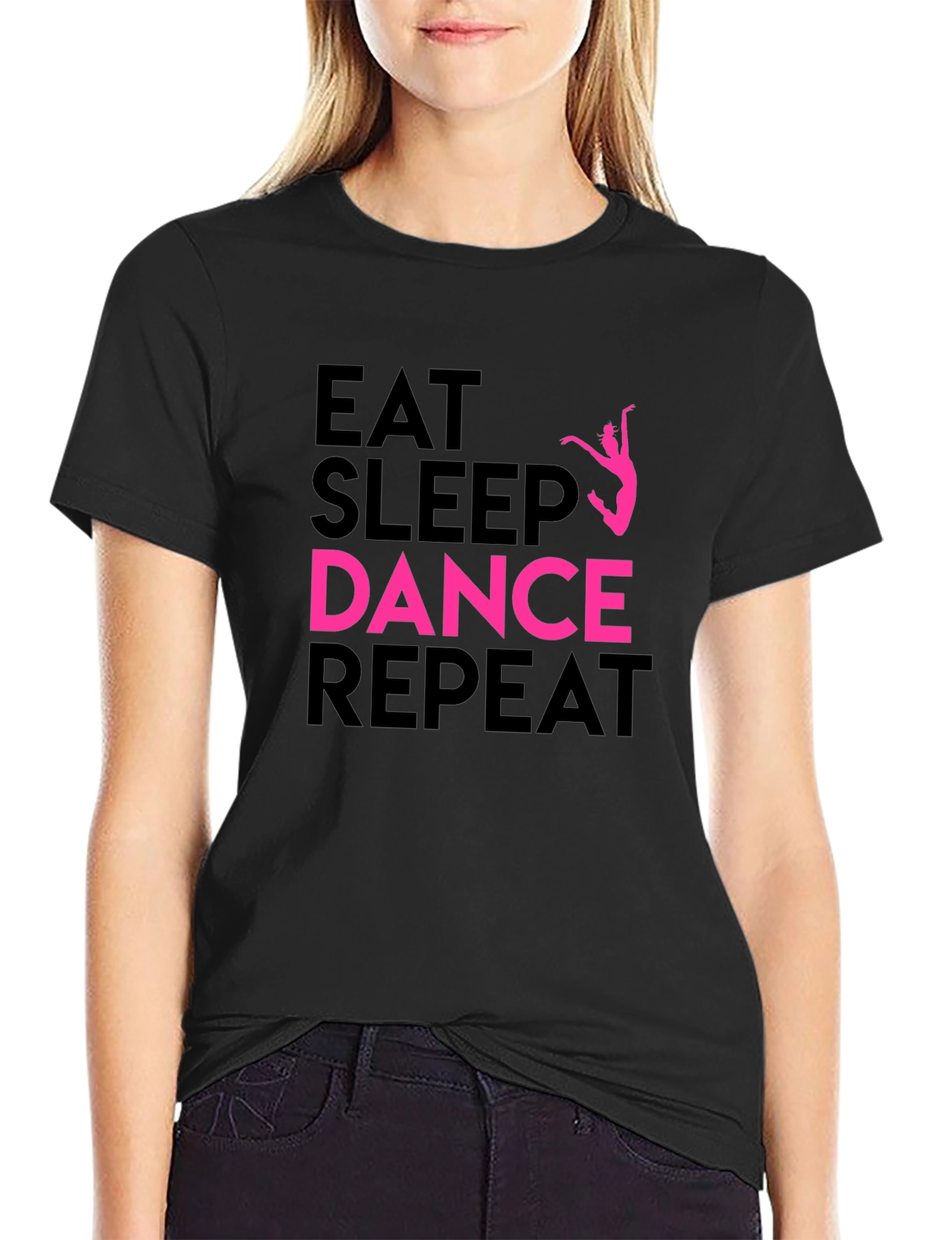 Eat Sleep Dance Repeat Graphic Tee