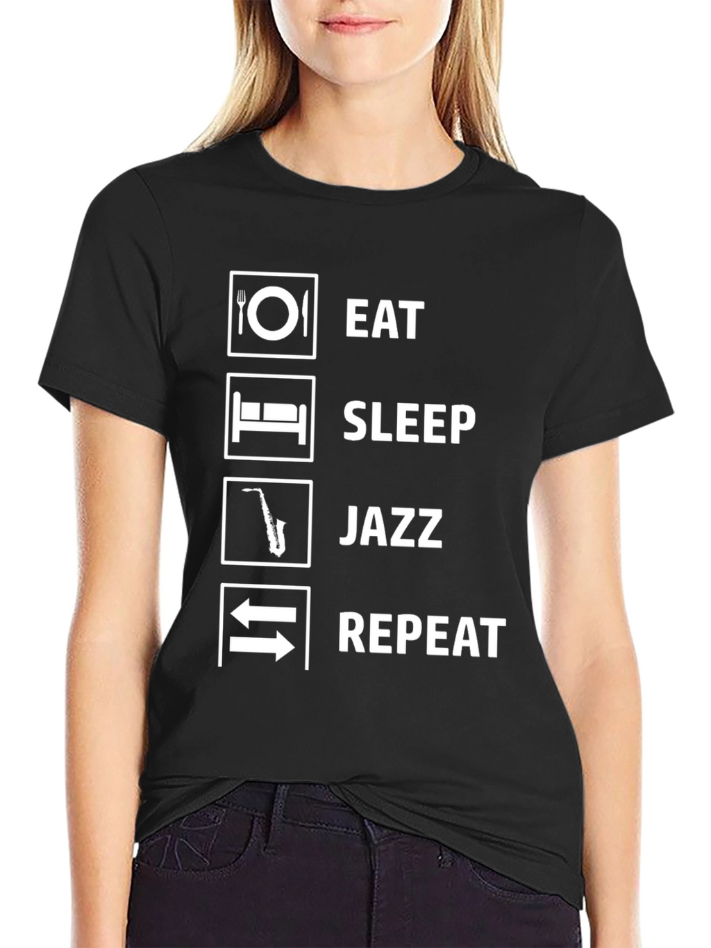 Eat Sleep Jazz Repeat T-Shirt