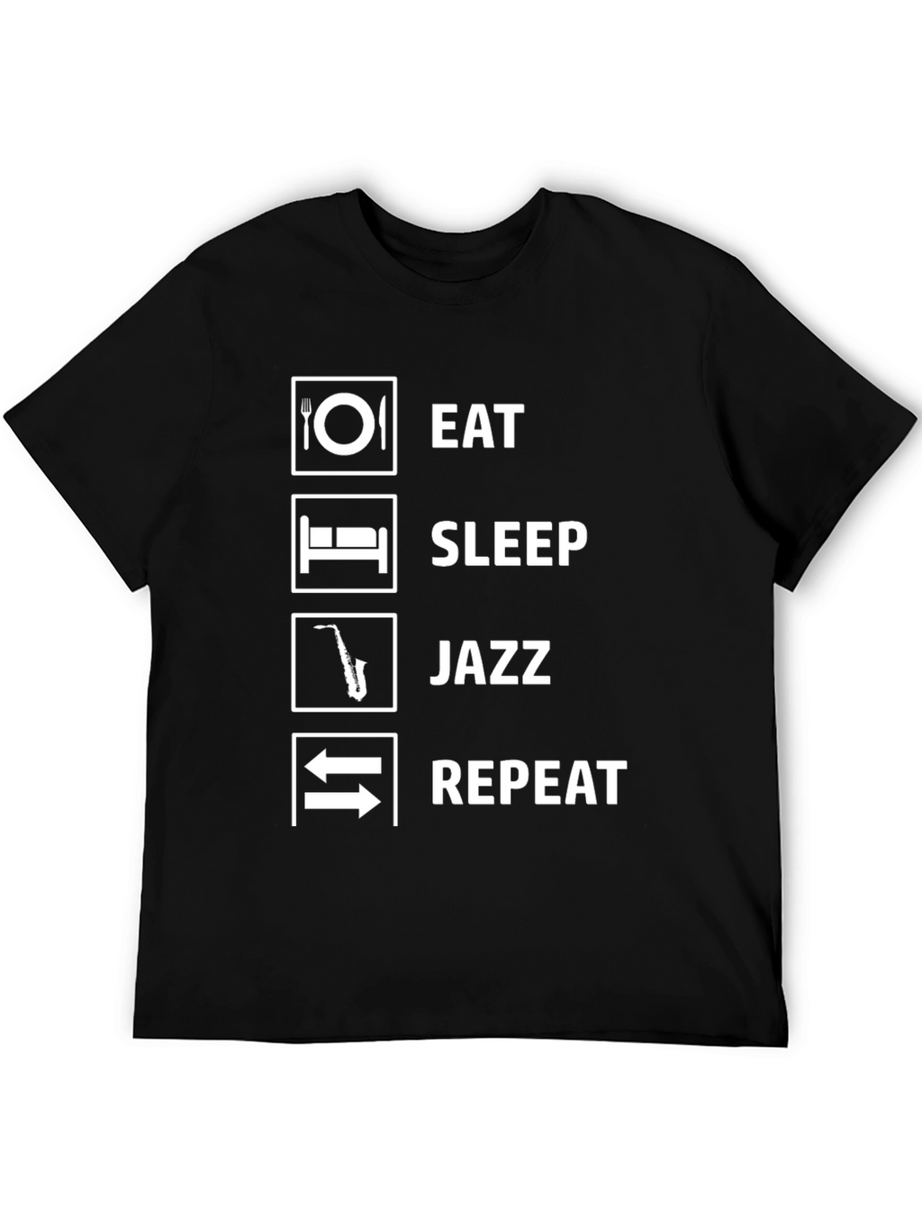 Eat Sleep Jazz Repeat T-Shirt