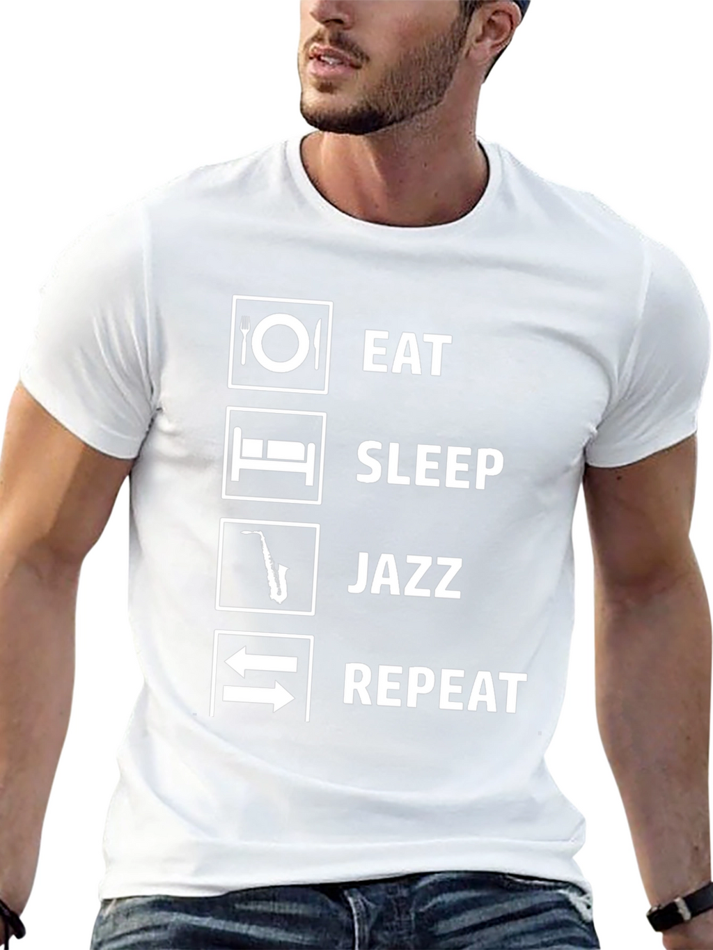 Eat Sleep Jazz Repeat T-Shirt