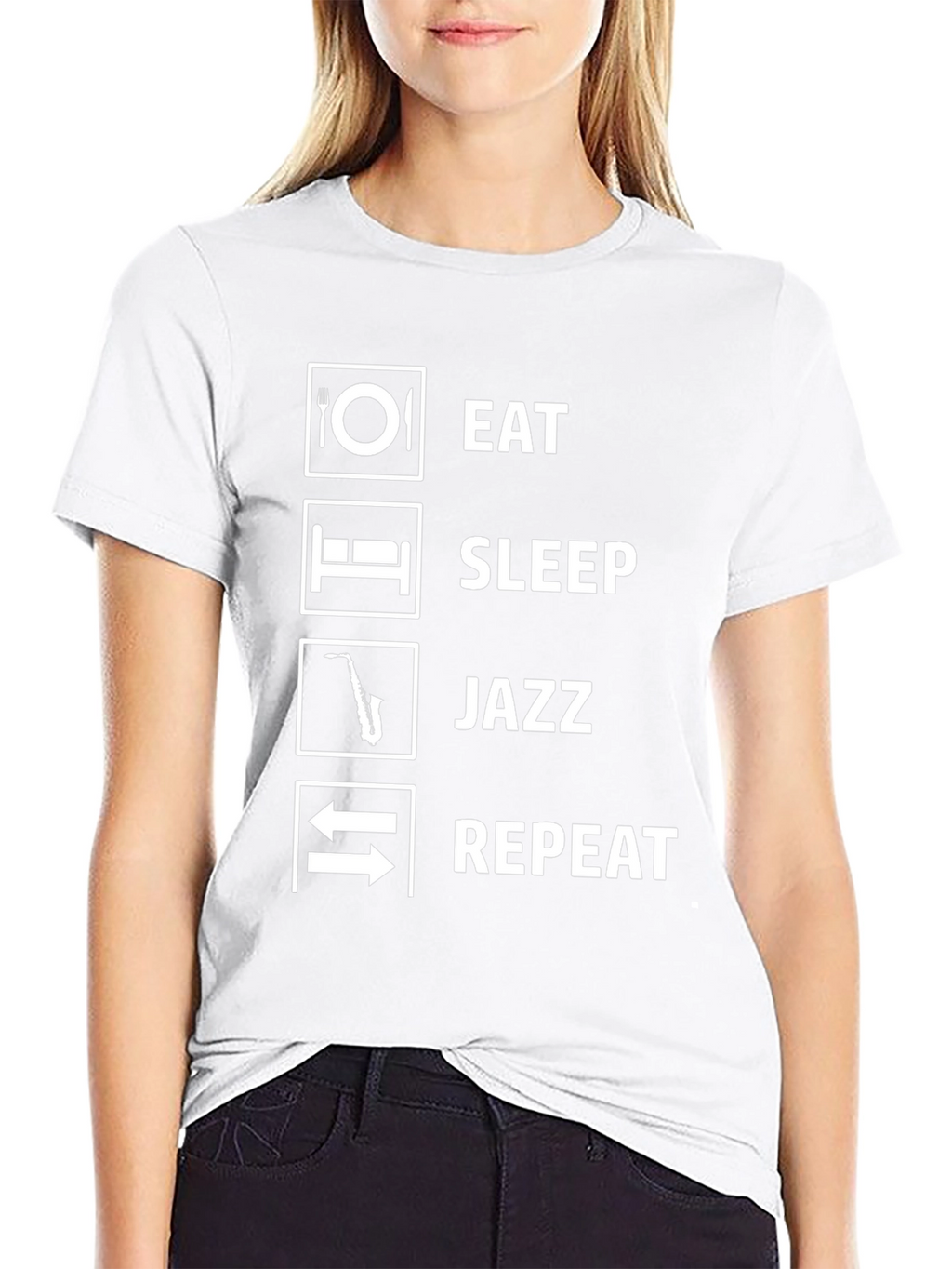 Eat Sleep Jazz Repeat T-Shirt