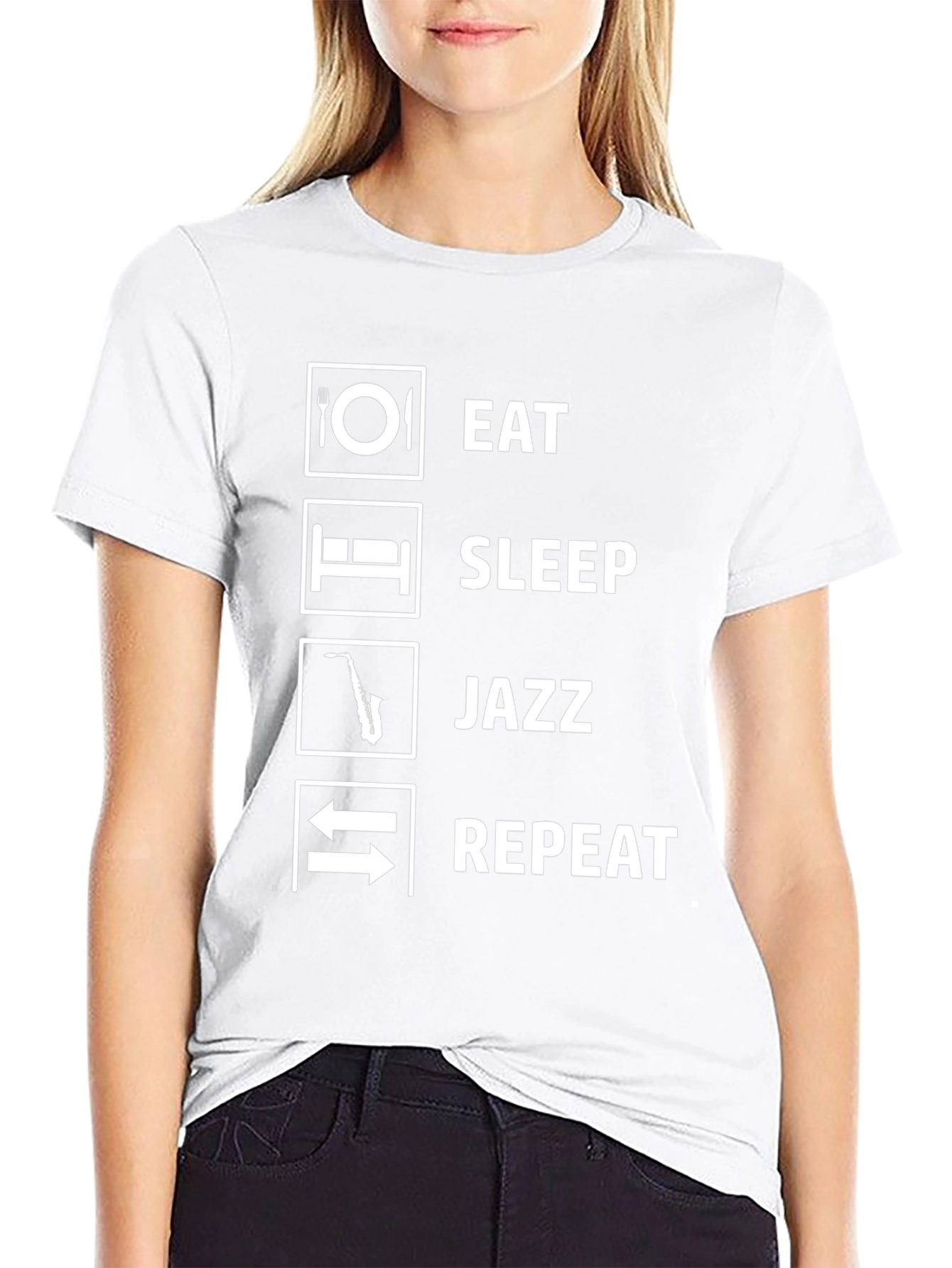 Eat Sleep Jazz Repeat T-Shirt