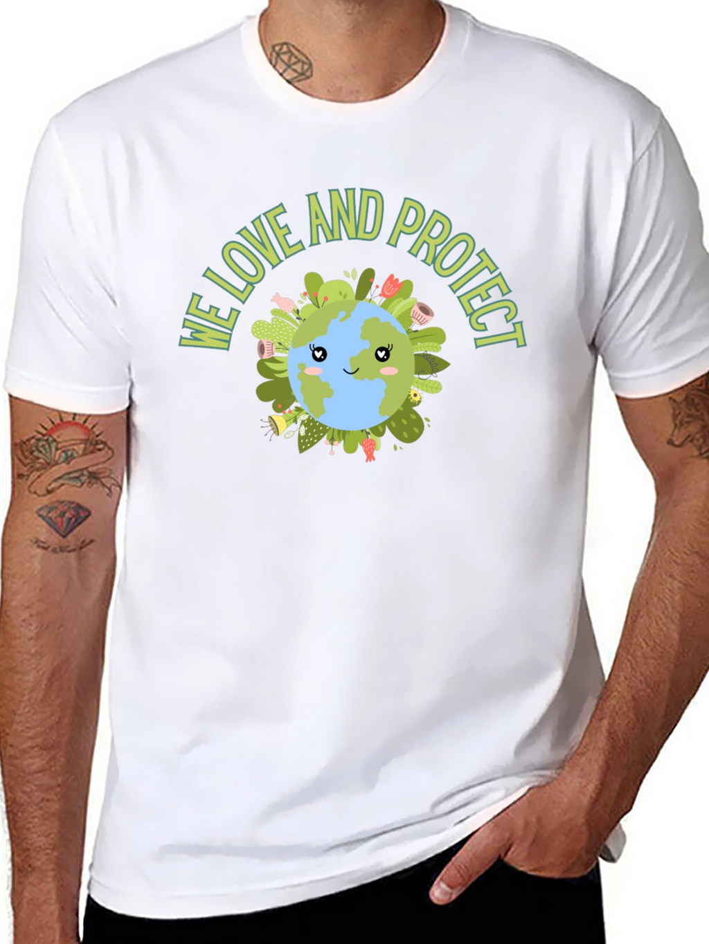 Earth Love & Protect Graphic Tee