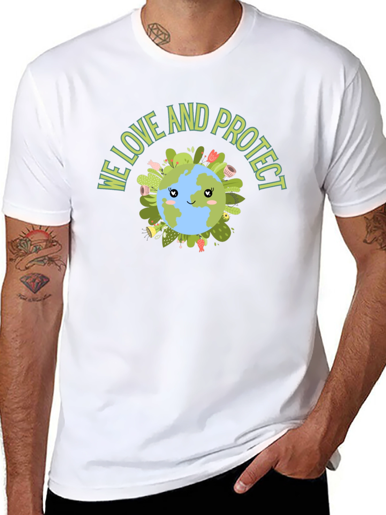 Earth Love & Protect Graphic Tee