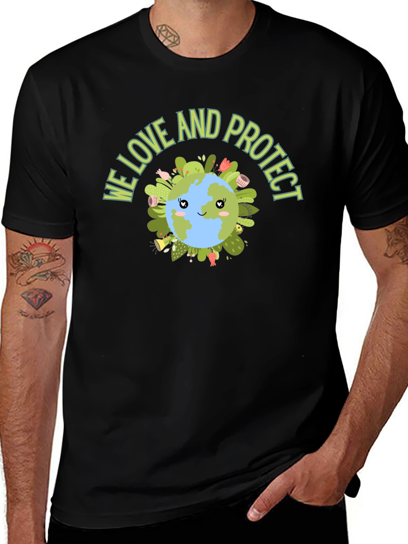 Earth Love & Protect Graphic Tee